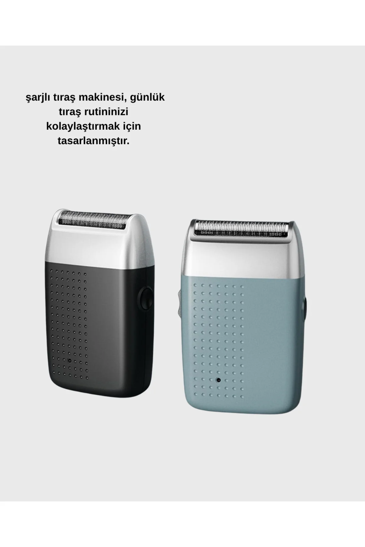 Şarjlı Kuru Kullanım Tıraş Makinesi – Kablosuz, Taşınabilir