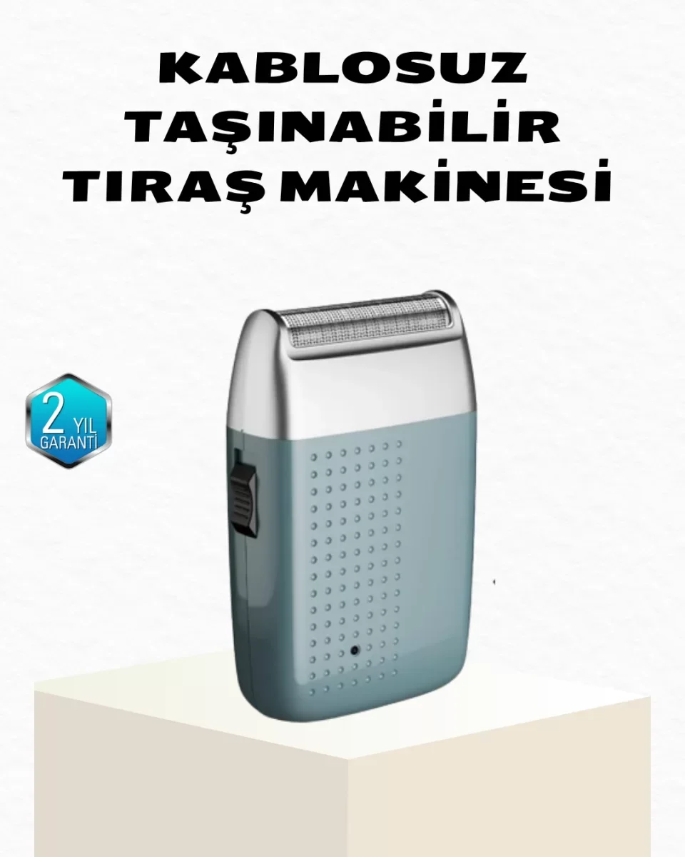 Şarjlı Kuru Kullanım Tıraş Makinesi – Kablosuz, Taşınabilir - Lis
