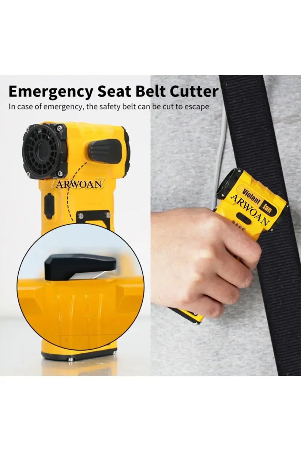 Şarjlı LED El Feneri ve Fan, Taşınabilir Hava Üfleme Cihazı Çok F