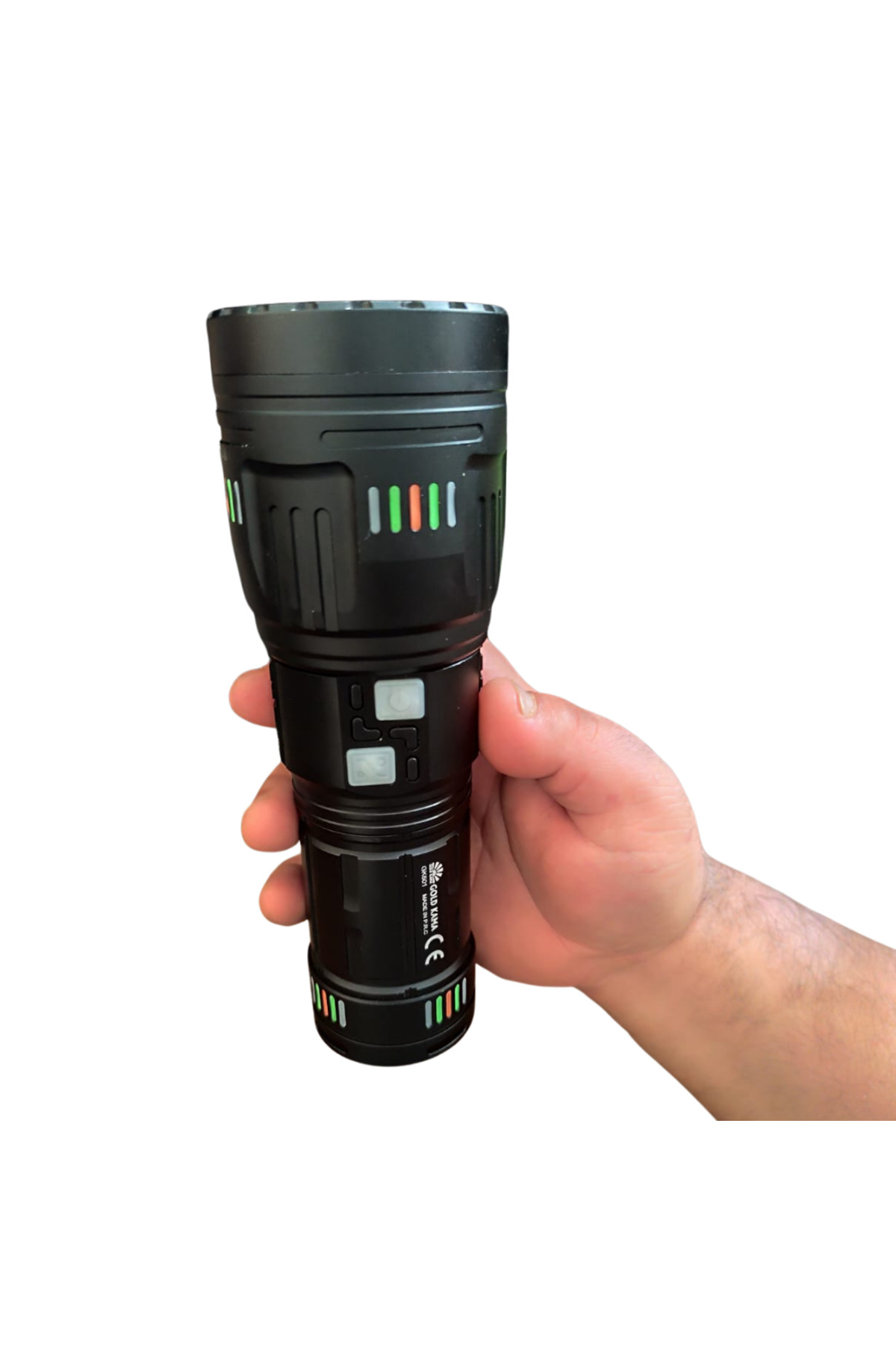 Şarjlı LED El Feneri Seti Güçlü ve Uzun Menzilli Profesyonel El F