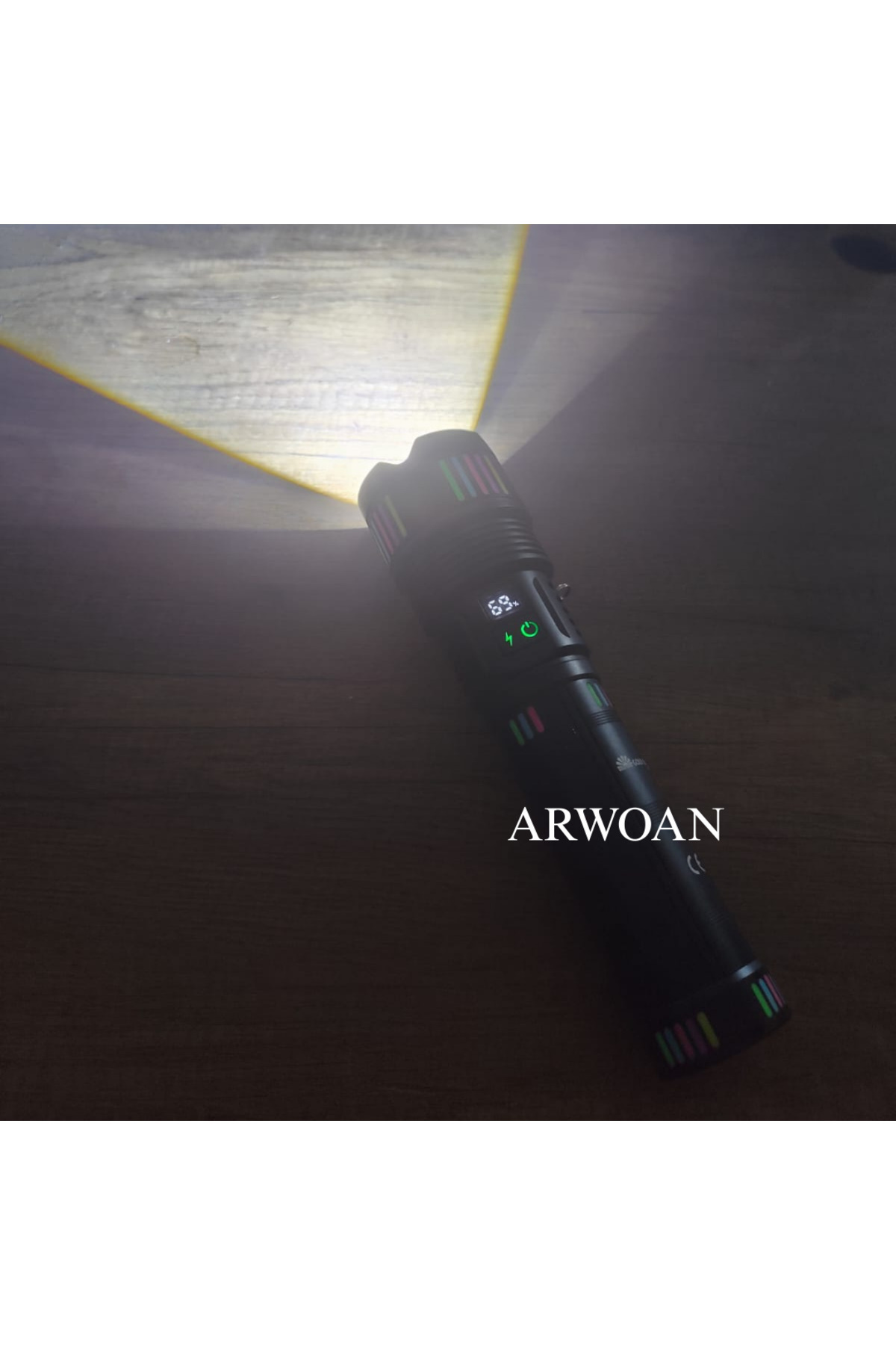 Şarjlı LED El Feneri Seti Zoomlu, Güçlü, Taşınabilir, USB Şarjlı, Profesyonel El Feneri
