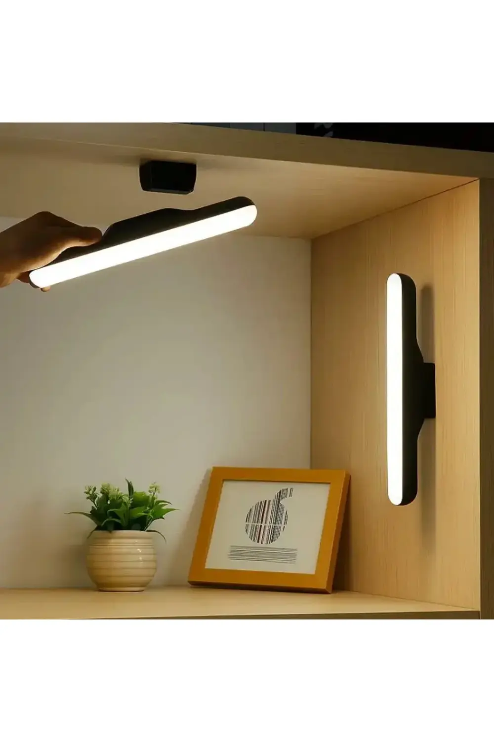 Şarjlı Led Işık Usb Şarjlı Kablosuz Mıknatıslı Led Lamba 3 Farklı