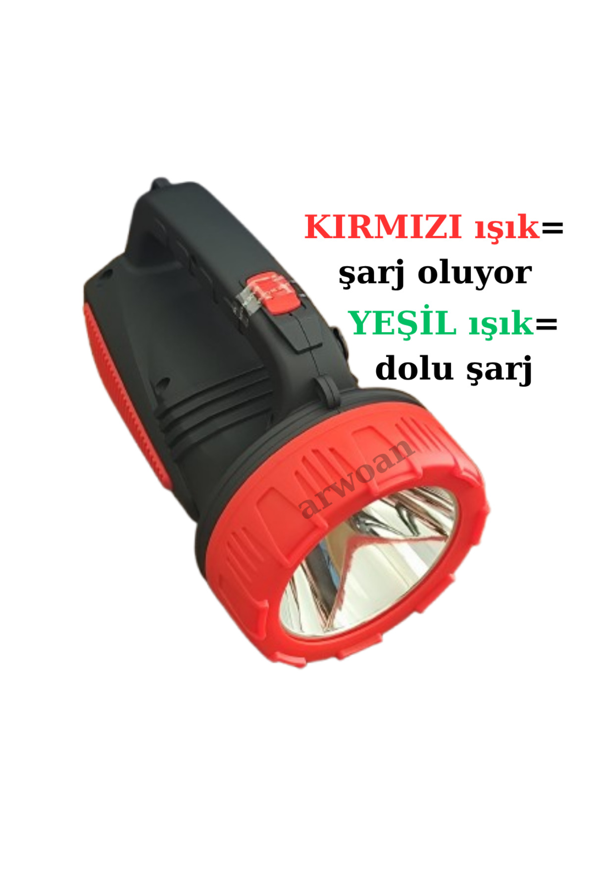 Şarjlı LED Projektör El Feneri Kamp, Balıkçılık, Acil Durum
