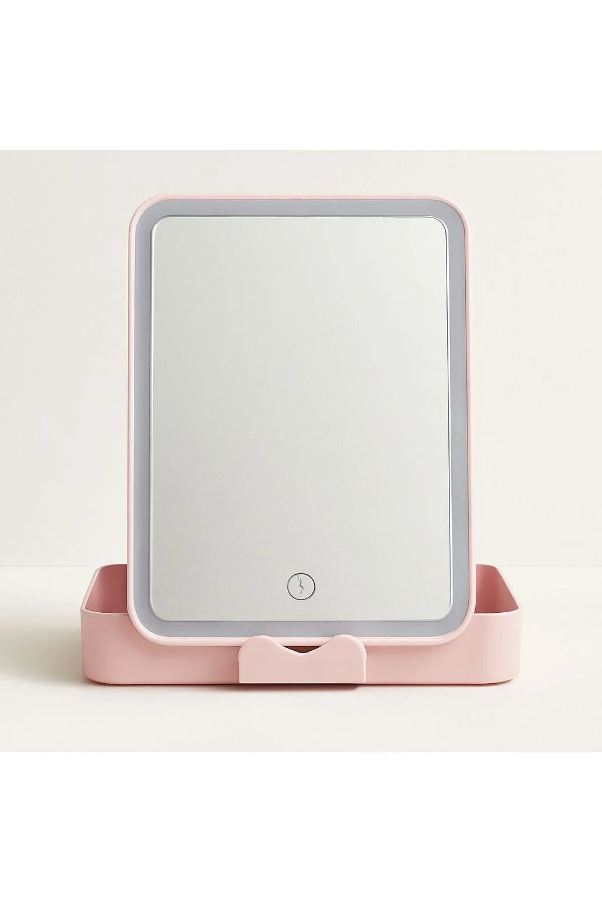 Şarjlı Ledli Aynalı Makyaj Kutusu 20,5x13,8x3,5cm Elektrikli Kirp