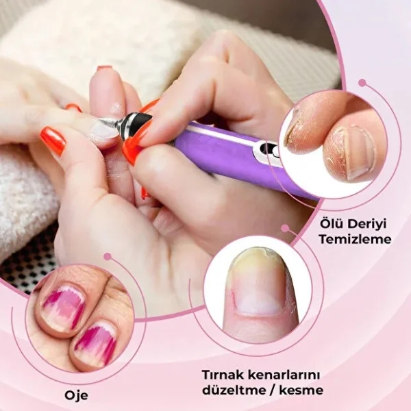 Şarjlı Manikür Pedikür Tırnak Bakım Seti Şarjlı Manikür Pedikür Tırnak Bakım Seti