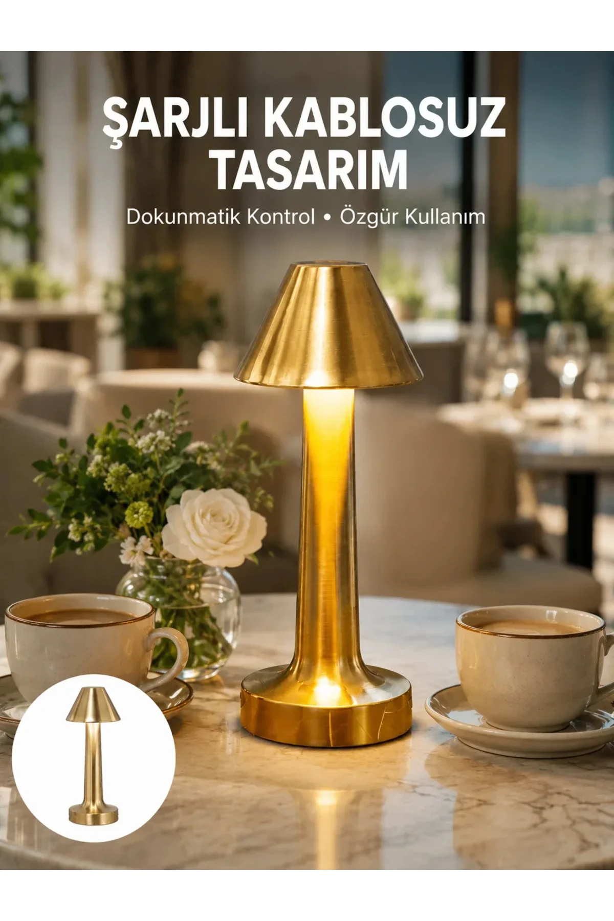 Şarjlı Masa Lambası 3 Işık Modu Kademesiz Karartma Metal Gövde Yeni Nesil Şarjlı Masa Lambası 3 Işık Modu Kademesiz Karartma Metal Gövde Yeni Nesil