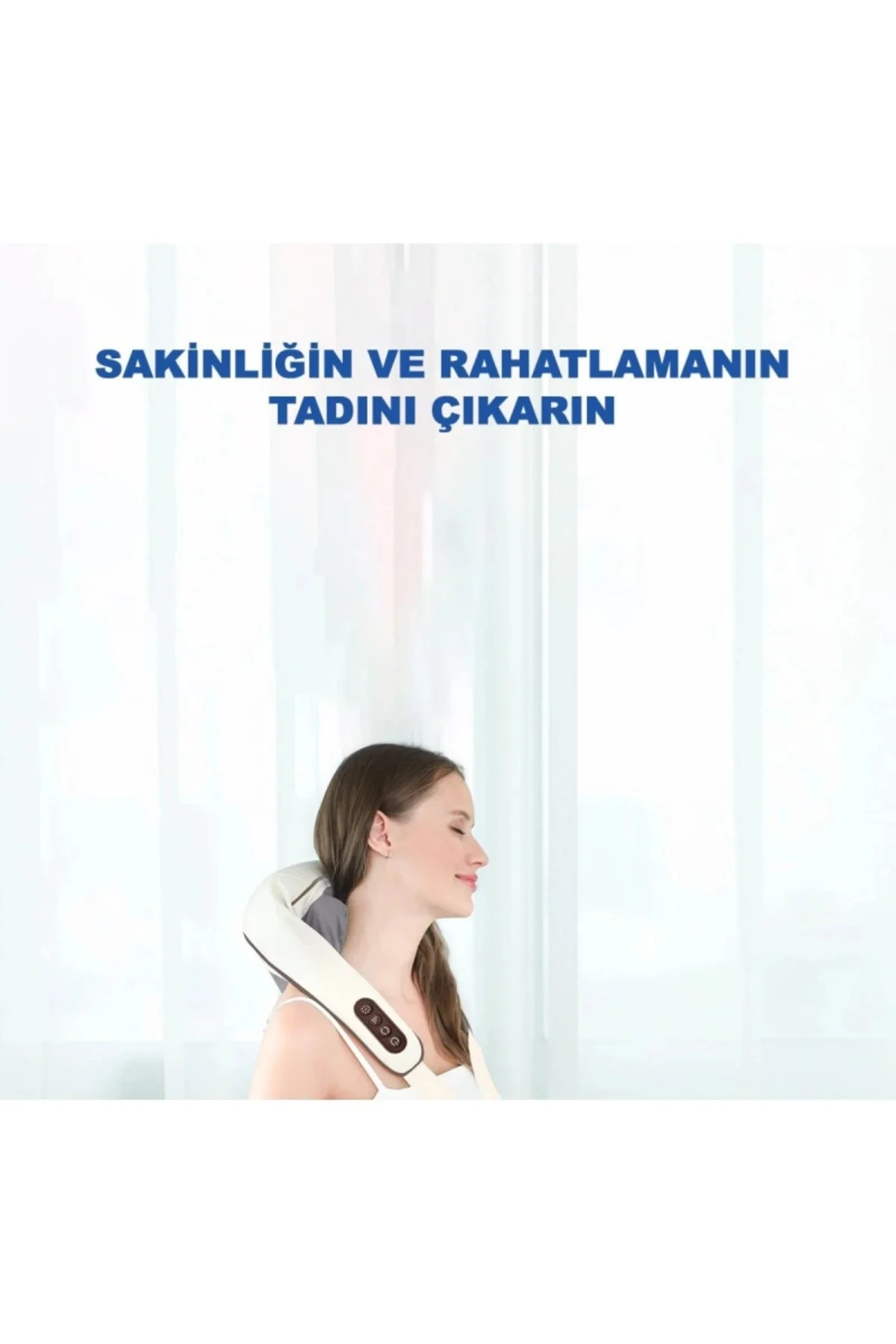 Şarjlı Masaj Aleti Ovmalı ve Isıtmalı Rahatlatıcı Sırt, Boyun, Bacak, Tüm Vücu