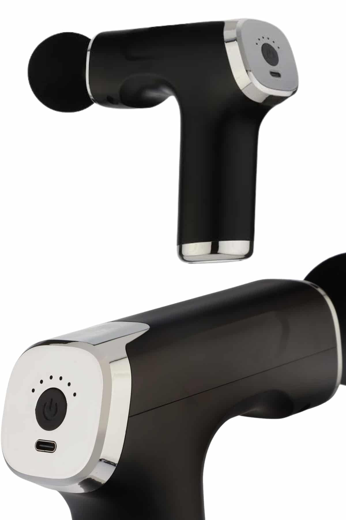 Şarjlı Masaj Tabancası 4 Başlıklı Mini Masaj Tabancası ve Masaj A