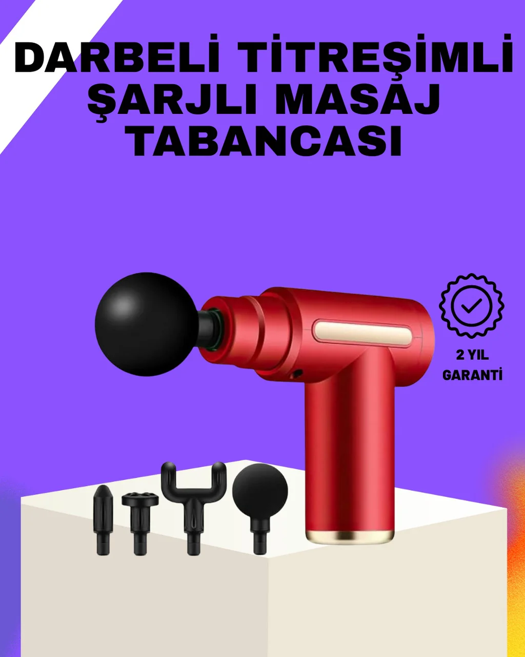 Şarjlı Masaj Tabancası Spor Sonrası Kas Rahatlatma İçin - Lisinya Diğer