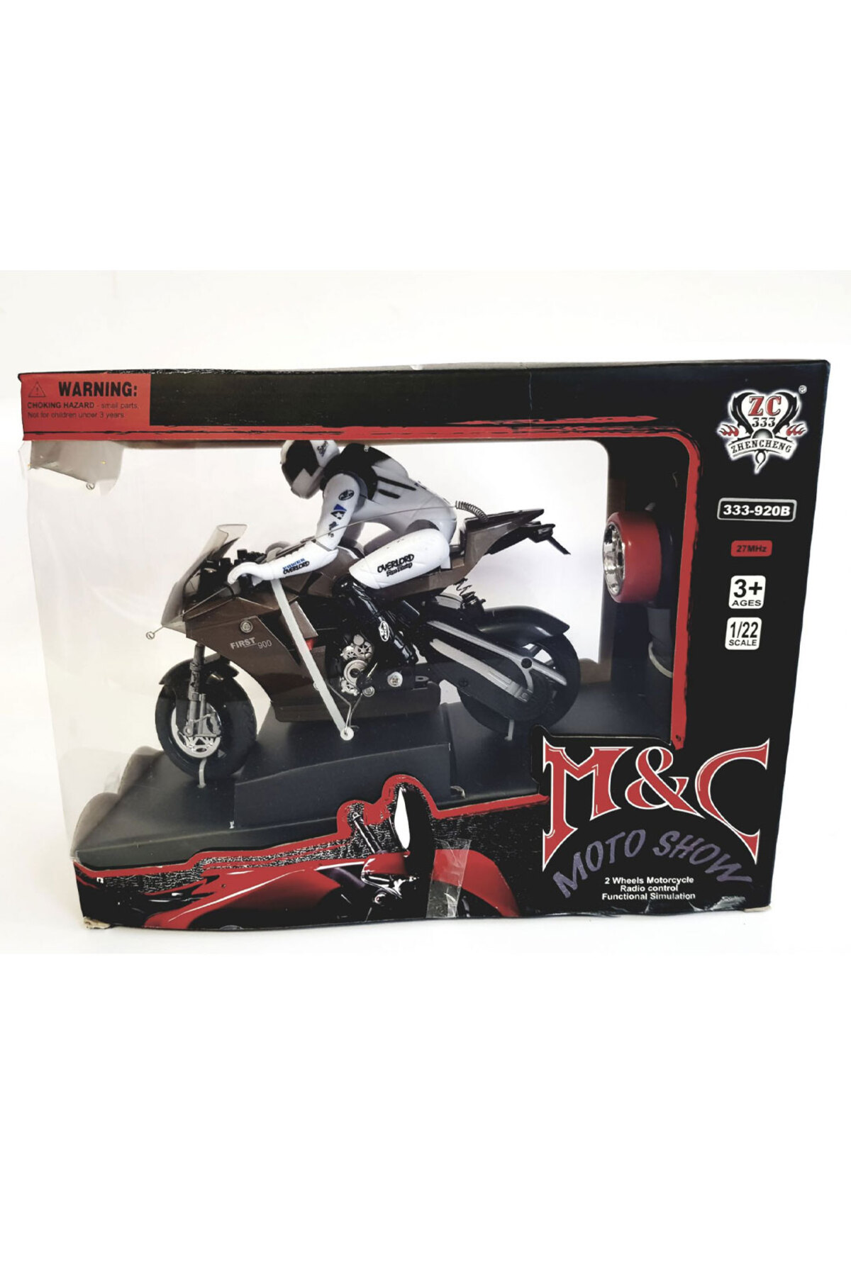 Oyuncak Store Şarjlı M&C Moto Show Uzaktan Kumandalı Full Fonksiyonlu Motorsikl
