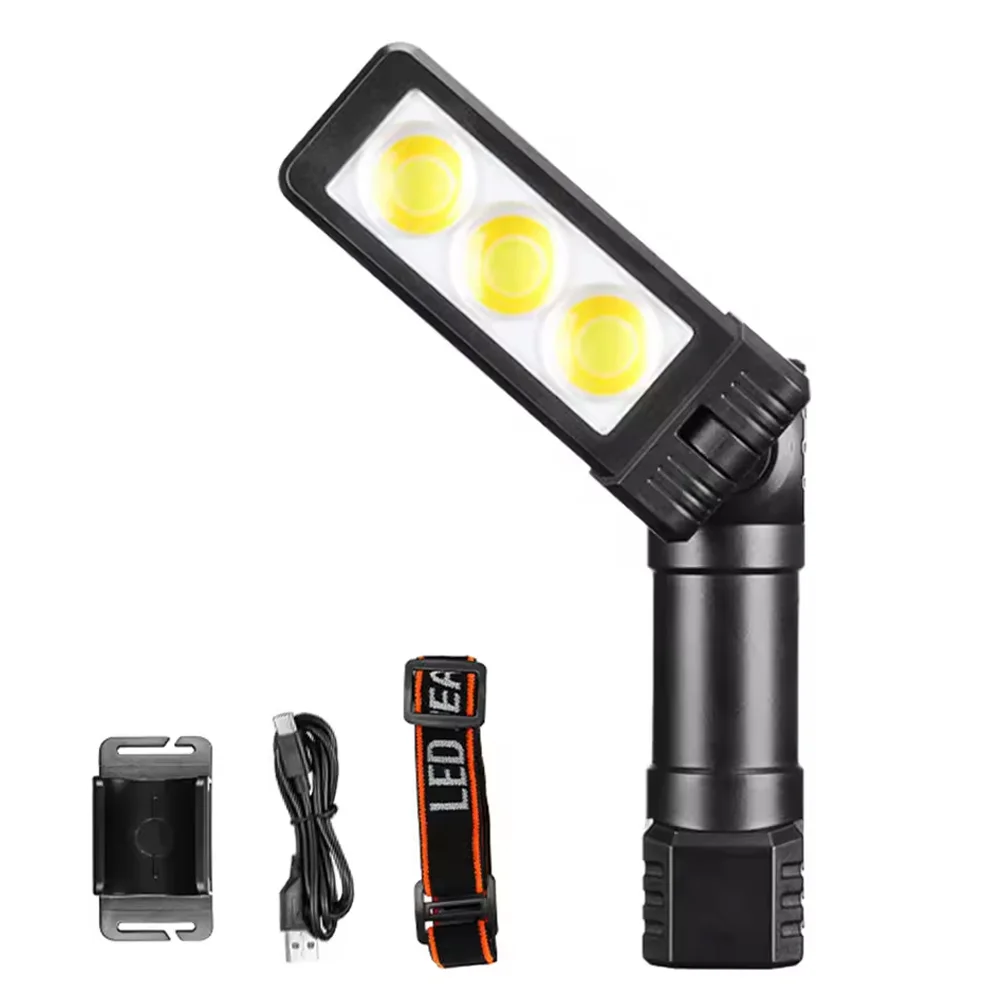 Şarjlı Mıknatıslı Çalışma Lambası | Kafa Işığı &amp; LED Aydınlatma WT-706