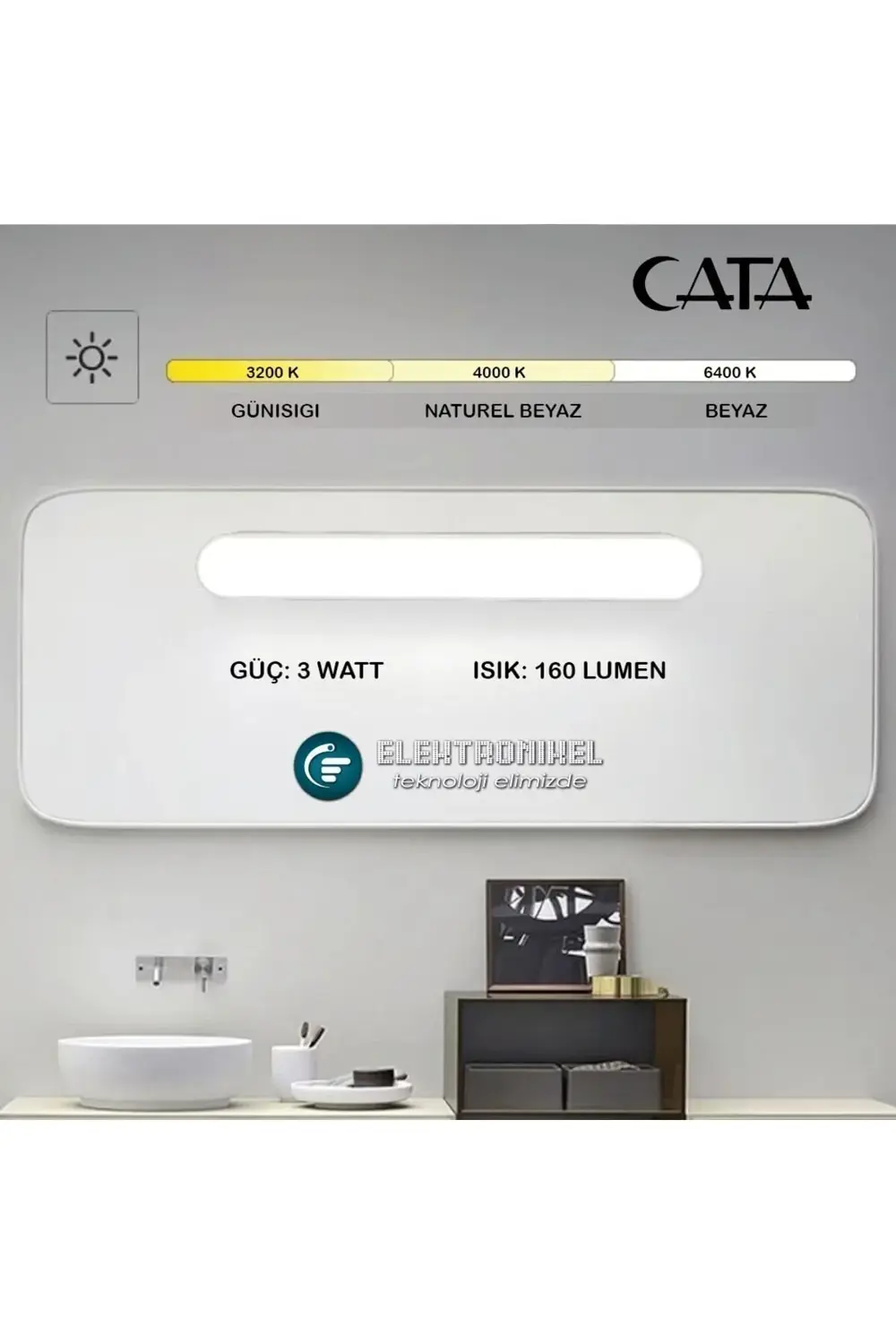 Şarjlı Mıknatıslı Dokunmatik Renk Ve Parlaklık Ayarlı Led Aplik M