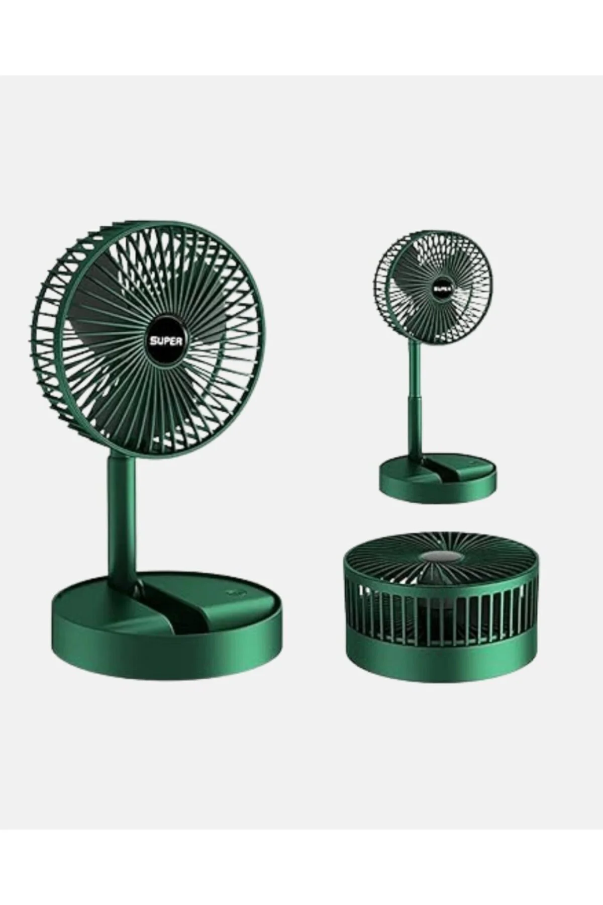 Şarjlı Mini Fan Katlanabilir 3 Hız Ayarlı Taşınabilir Tasarımlı