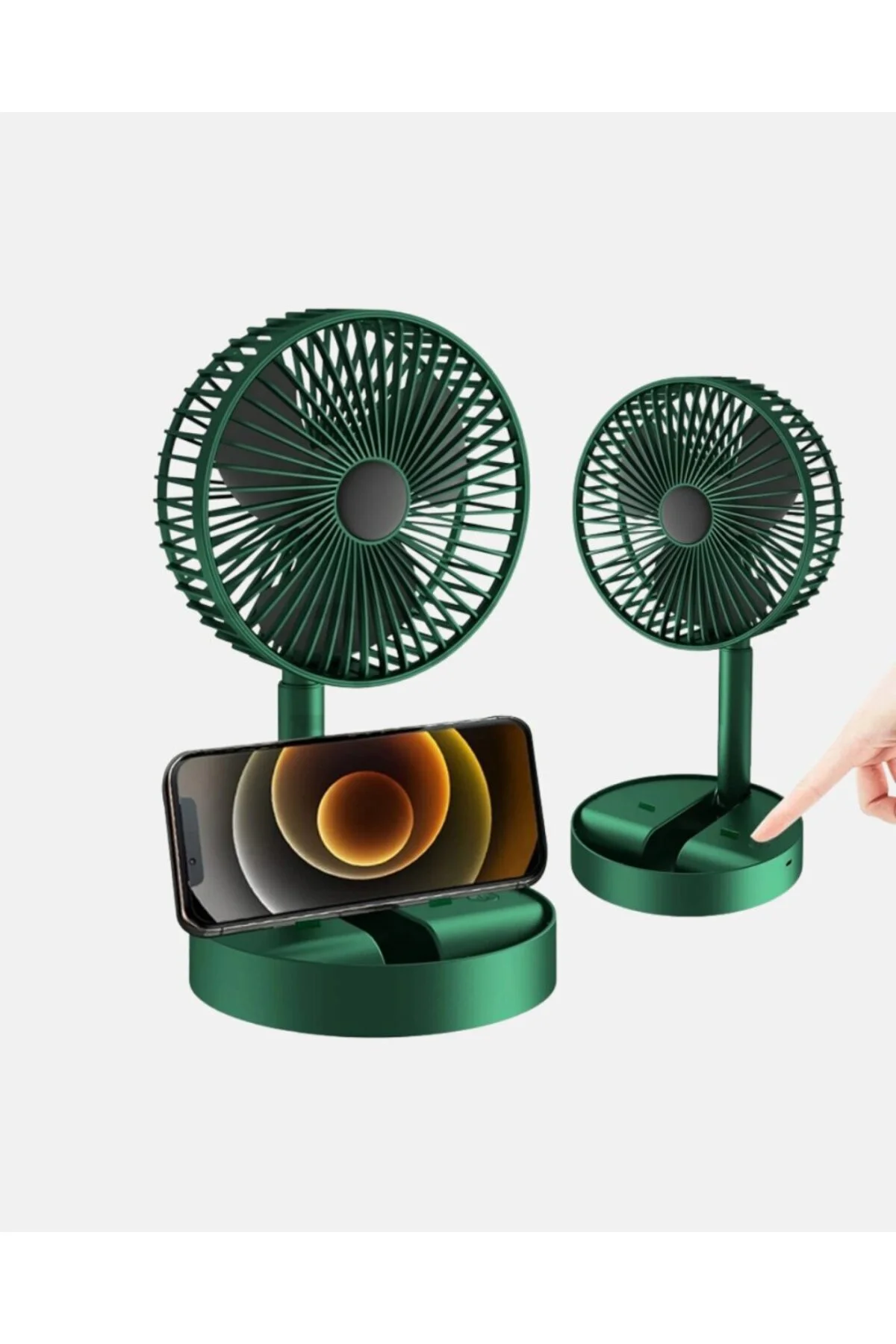 Şarjlı Mini Fan Katlanabilir 3 Hız Ayarlı Taşınabilir Tasarımlı