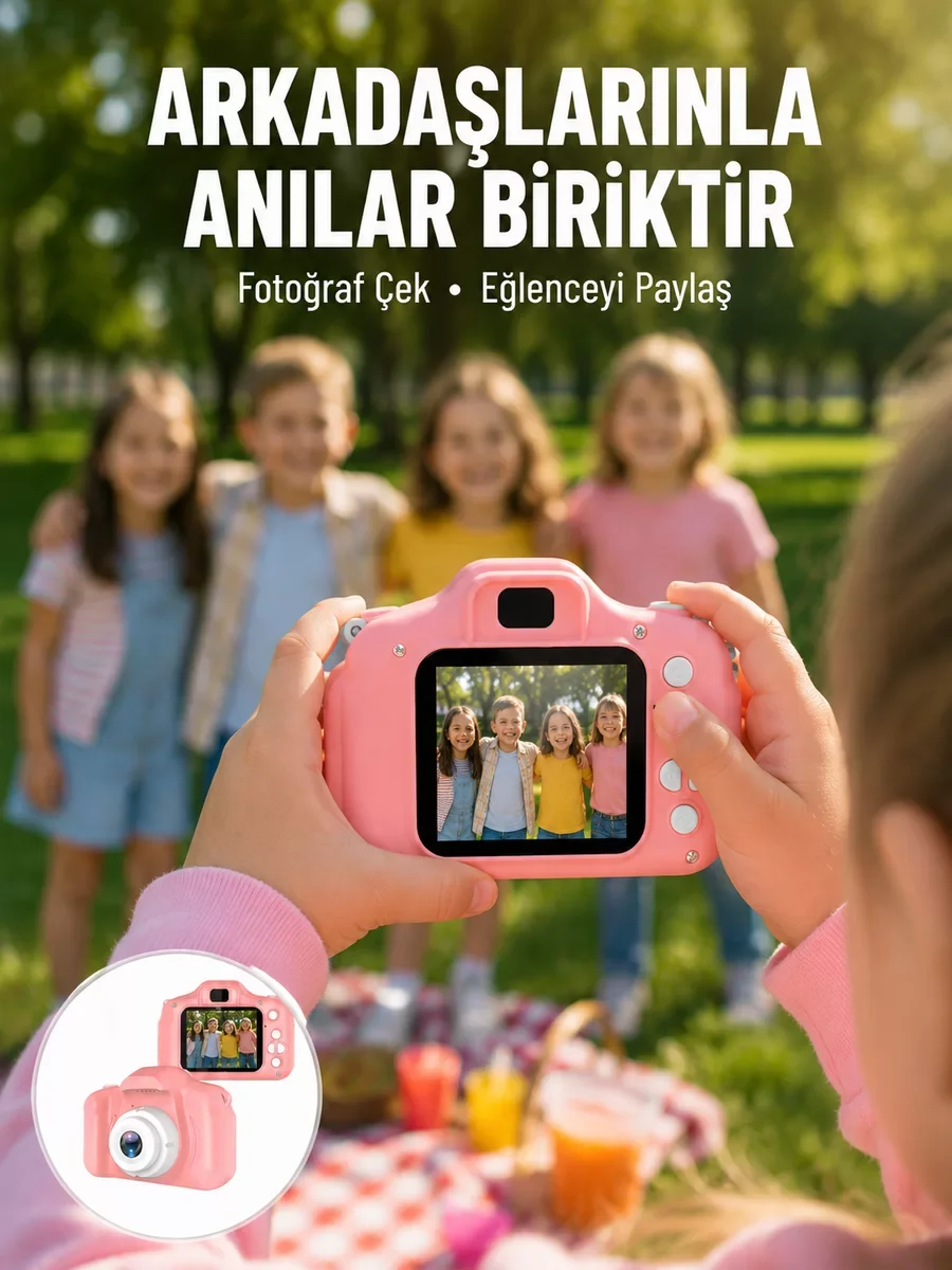 Şarjlı Mini Video Kamera HD - Fotoğraf Çekimli Yeni Nesil