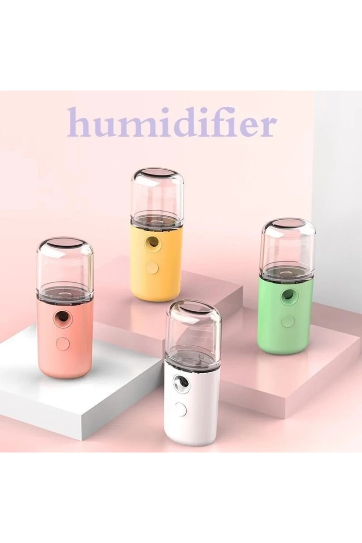 Şarjlı Mini Yüz Nemlendirici Dezenfektan Cihazı Mist Sprayer - Li Şarjlı Mini Yüz Nemlendirici Dezenfektan Cihazı Mist Sprayer - Li