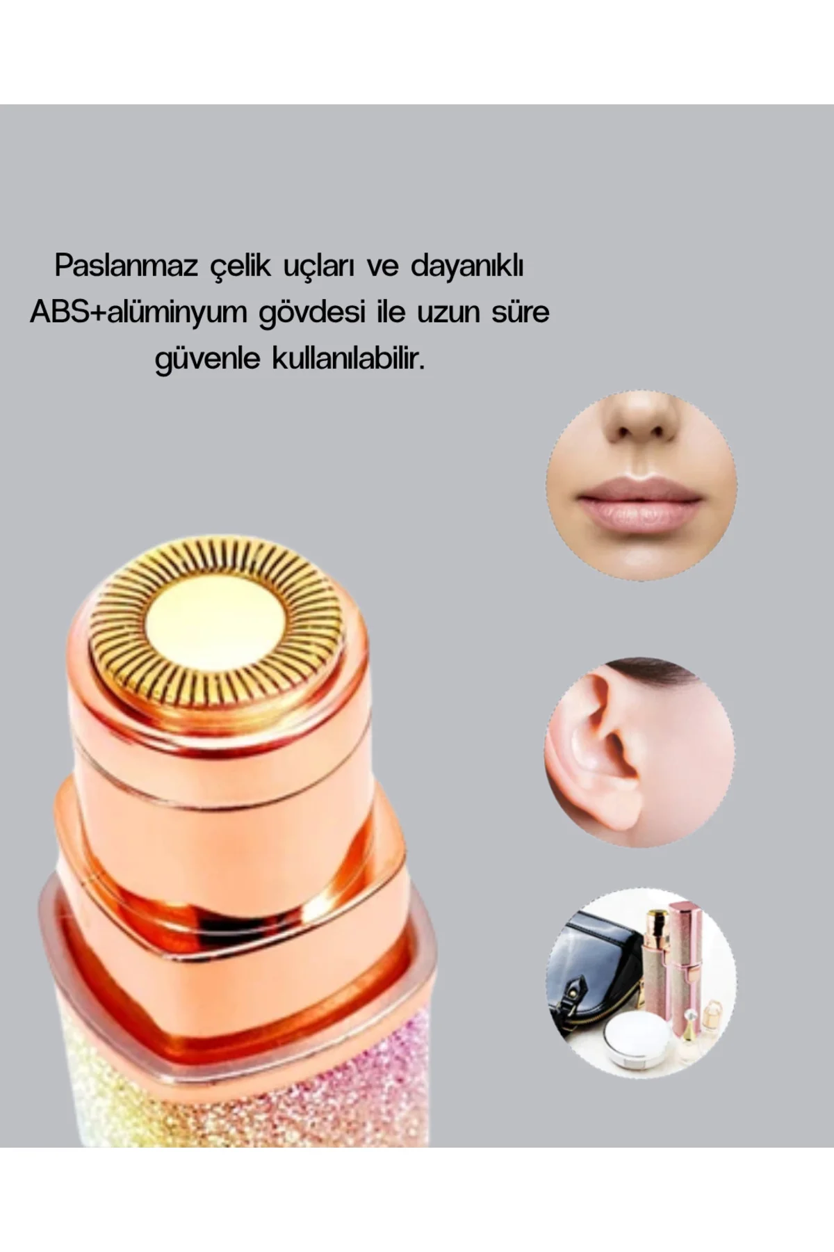 Şarjlı Mini Yüz Ve Kaş Epilatörü – Ağrısız Ve Hassas Temizlik Şarjlı Mini Yüz Ve Kaş Epilatörü – Ağrısız Ve Hassas Temizlik - Görsel 4