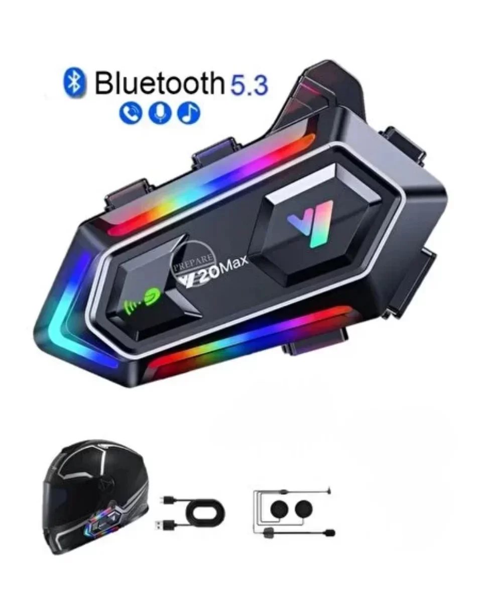 Şarjlı Motosiklet Kask Intercom Kulaklık Bluetooth 5.3 Teknolojisi - Gelişmiş İletişim