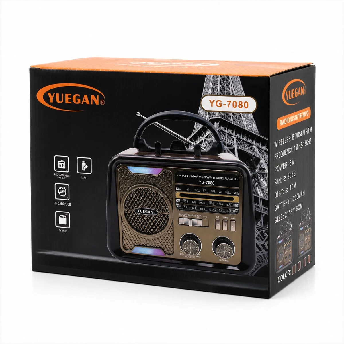 Şarjlı - Nostalji Bluetooth İbreli Fm Radyo Mp3 Usb - Tf Player Speaker Pl-4702 Bx40 Fiyatı, Yorumları ve Özellikleri