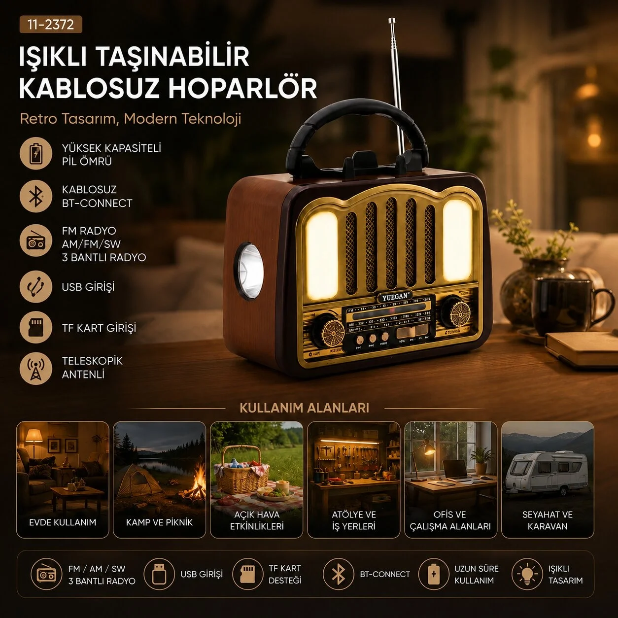 Şarjlı - Nostalji Bluetooth İbreli Fm Radyo Mp3 Usb - Tf Player Speaker Pl-4702 Bx40 Fiyatı, Yorumları ve Özellikleri