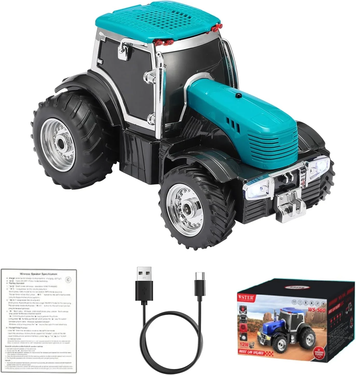 Şarjlı Nostaljik Traktör Tasarımlı Usb/aux Çıkışlı Fm Radyolu Bluetooth Hoparlör Speaker Fiyatı, Yorumları ve Özellikleri