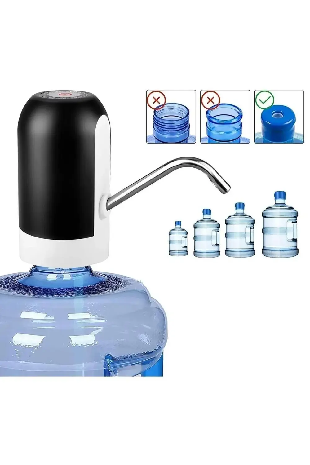 Şarjlı Otomatik Damacana Su Pompası 1200 Mah Bataryalı (BPA IÇERM