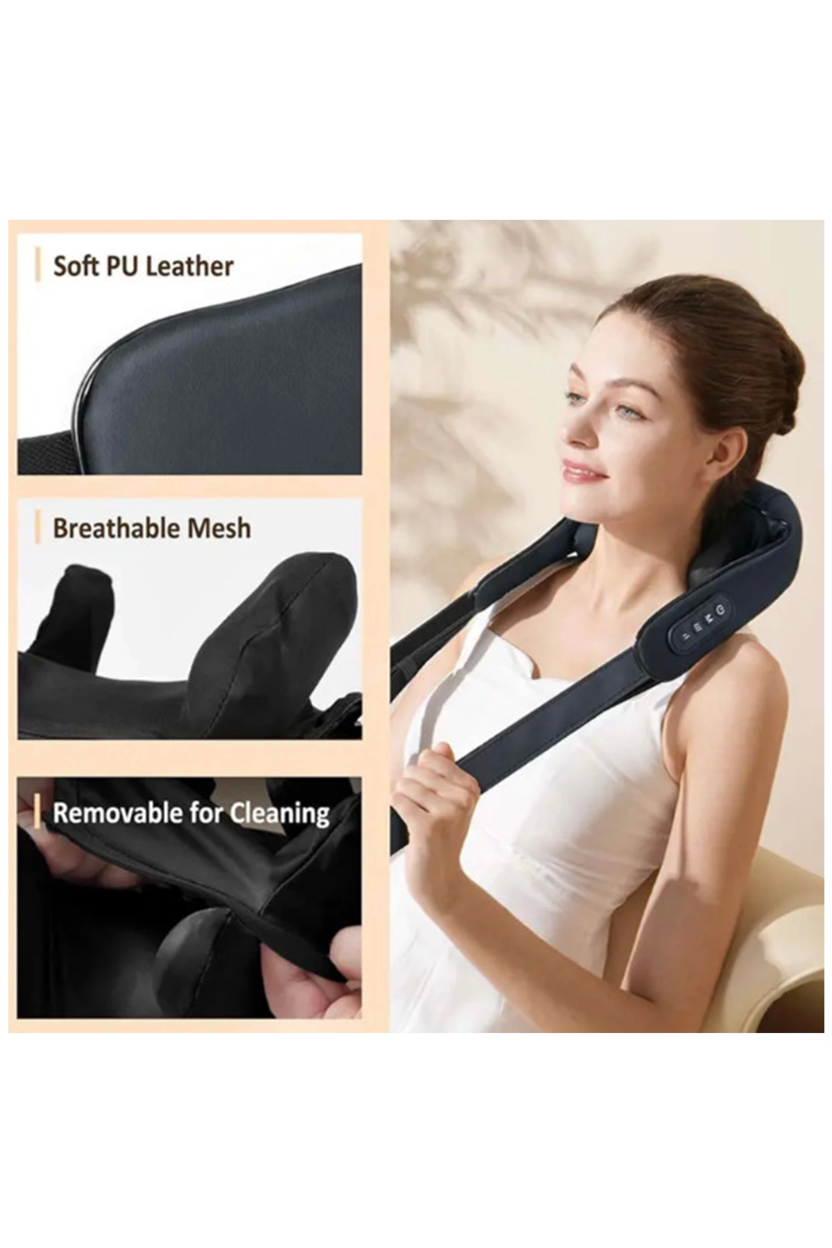 Şarjlı Ovmalı Isıtmalı Masaj Aleti Insan Eli Yoğurma Hissi  Yeni