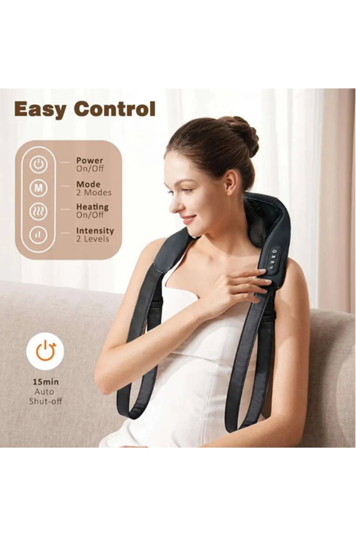 Şarjlı Ovmalı Isıtmalı Masaj Aleti Insan Eli Yoğurma Hissi  Yeni