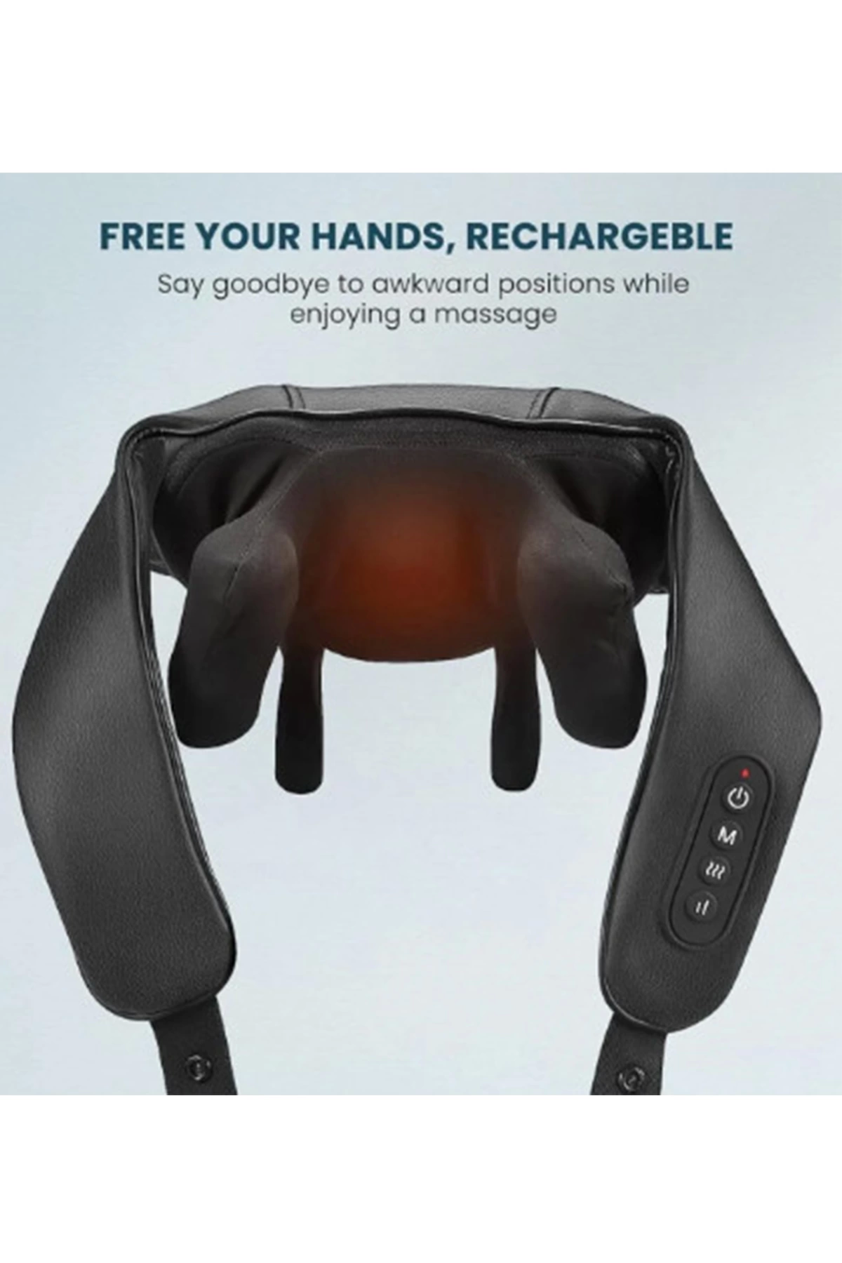 Şarjlı Ovmalı Isıtmalı Masaj Aleti Insan Eli Yoğurma Hissi  Yeni