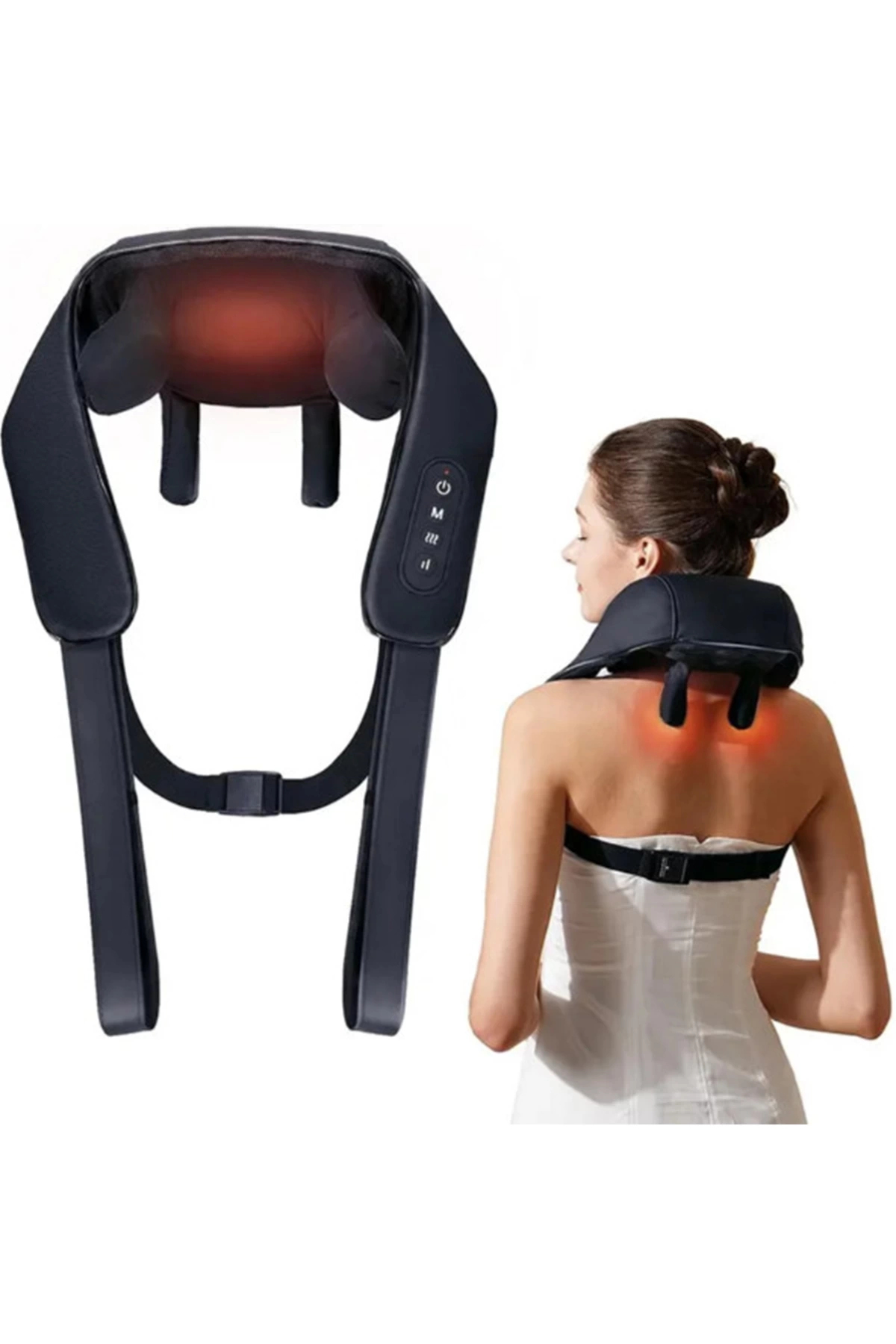 Butik Şarjlı Ovmalı İsıtmalı Masaj Aleti İnsan Eli Yoğurma Hissi Yeni M