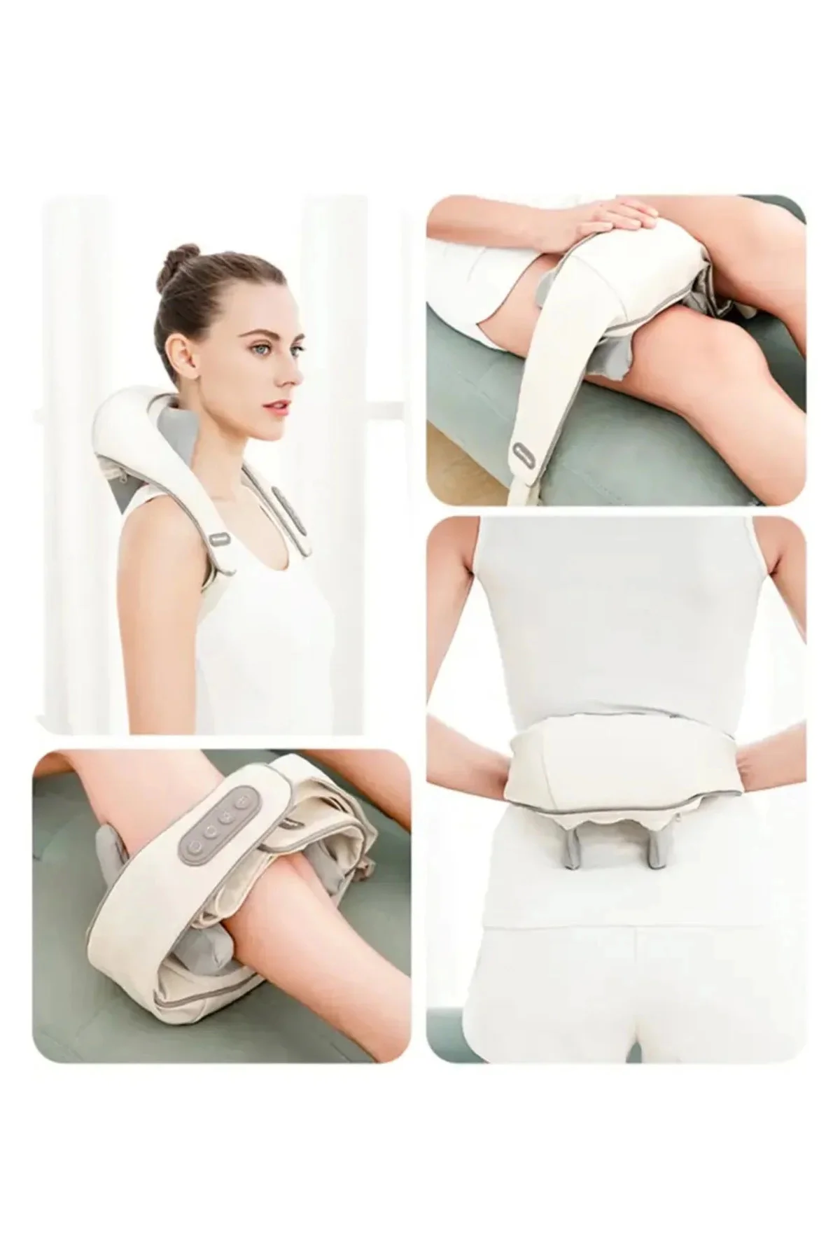 Şarjlı Ovmalı Isıtmalı Masaj Aleti Insan Eli Yoğurma Hissi - Lisi