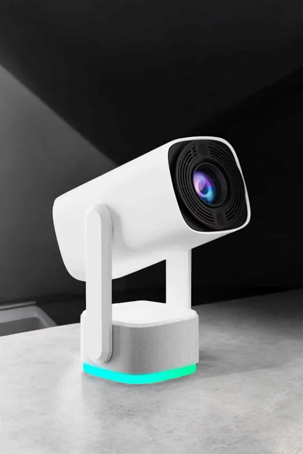 Şarjlı Projeksiyon Oyun Sinema Projektörü 4K HD Görüntü Kaliteli Yeni Nesil