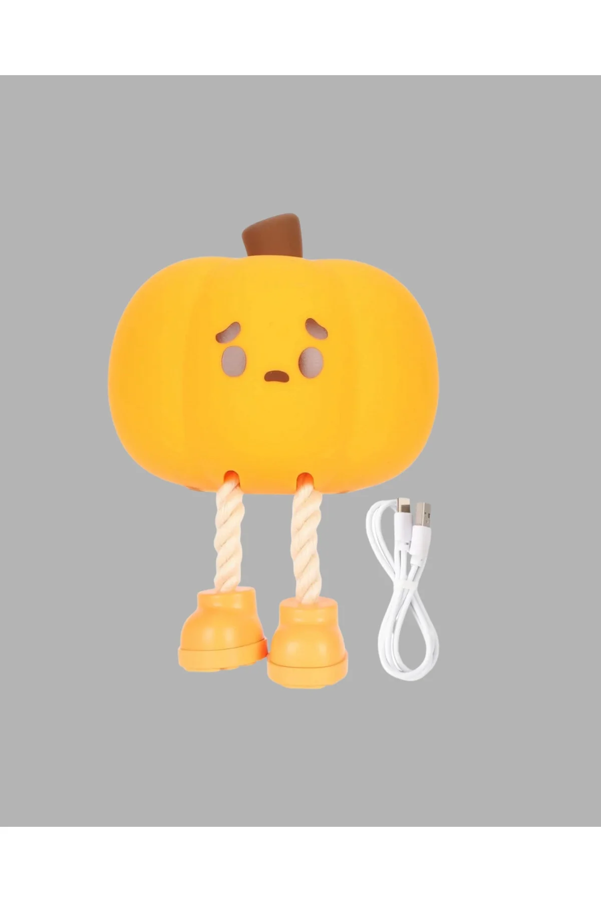 Şarjlı Pumpkin LED Masa Lambası Zamanlayıcılı Dokunmatik