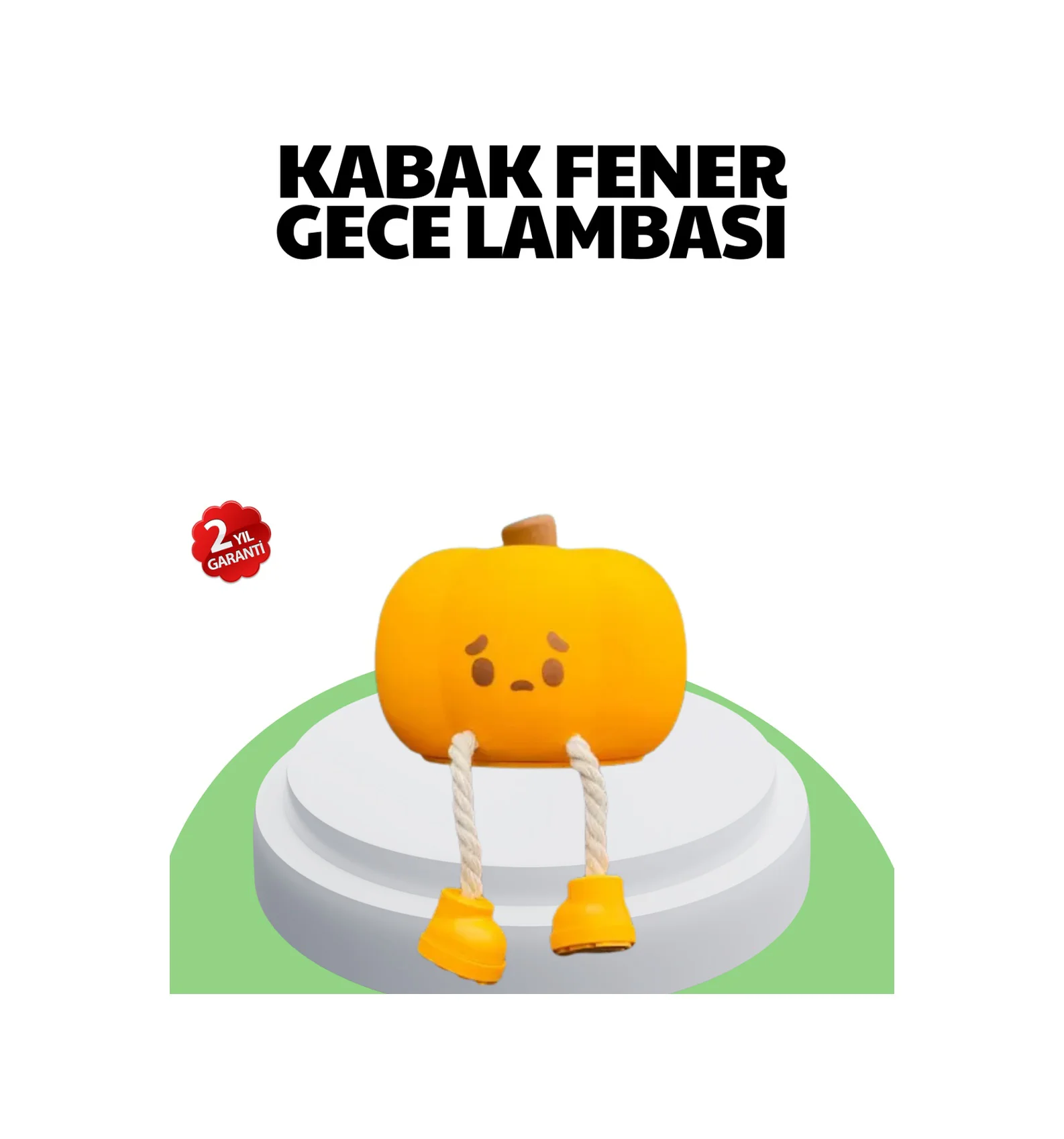 Şarjlı Pumpkin Led Masa Lambası Zamanlayıcılı Dokunmatik Diğer
