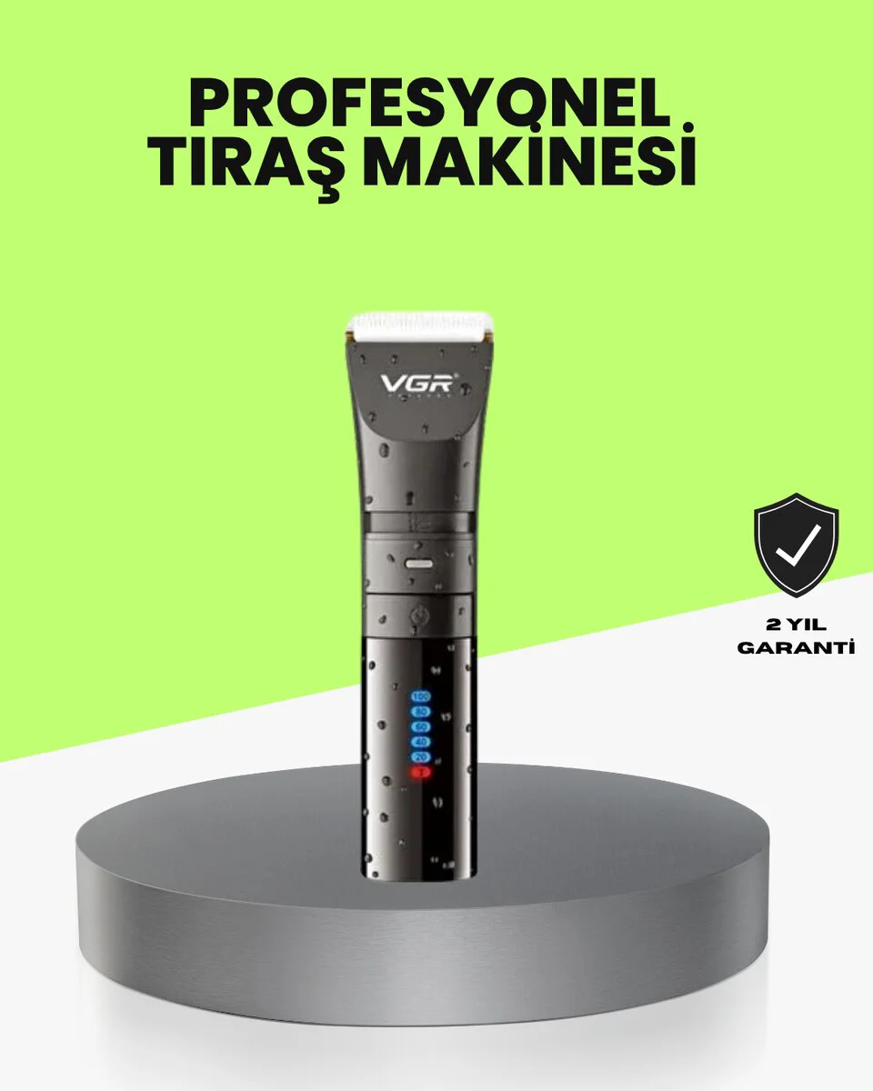 Şarjlı Saç Kesme Makinesi – 4 Taraklı 2 Kademeli Güç Ayarı Uzun P