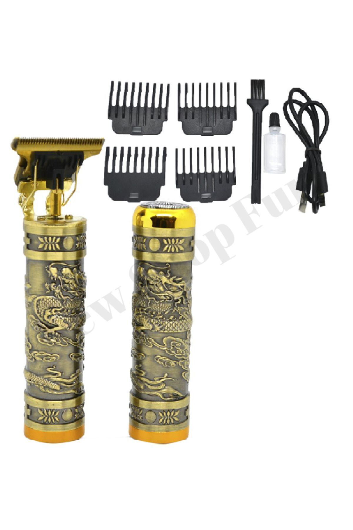 Arwoan Şarjlı Saç Sakal Tıraş Makinesi Ve Yanaklık 2’Li Set Saç-Sakal-Vü