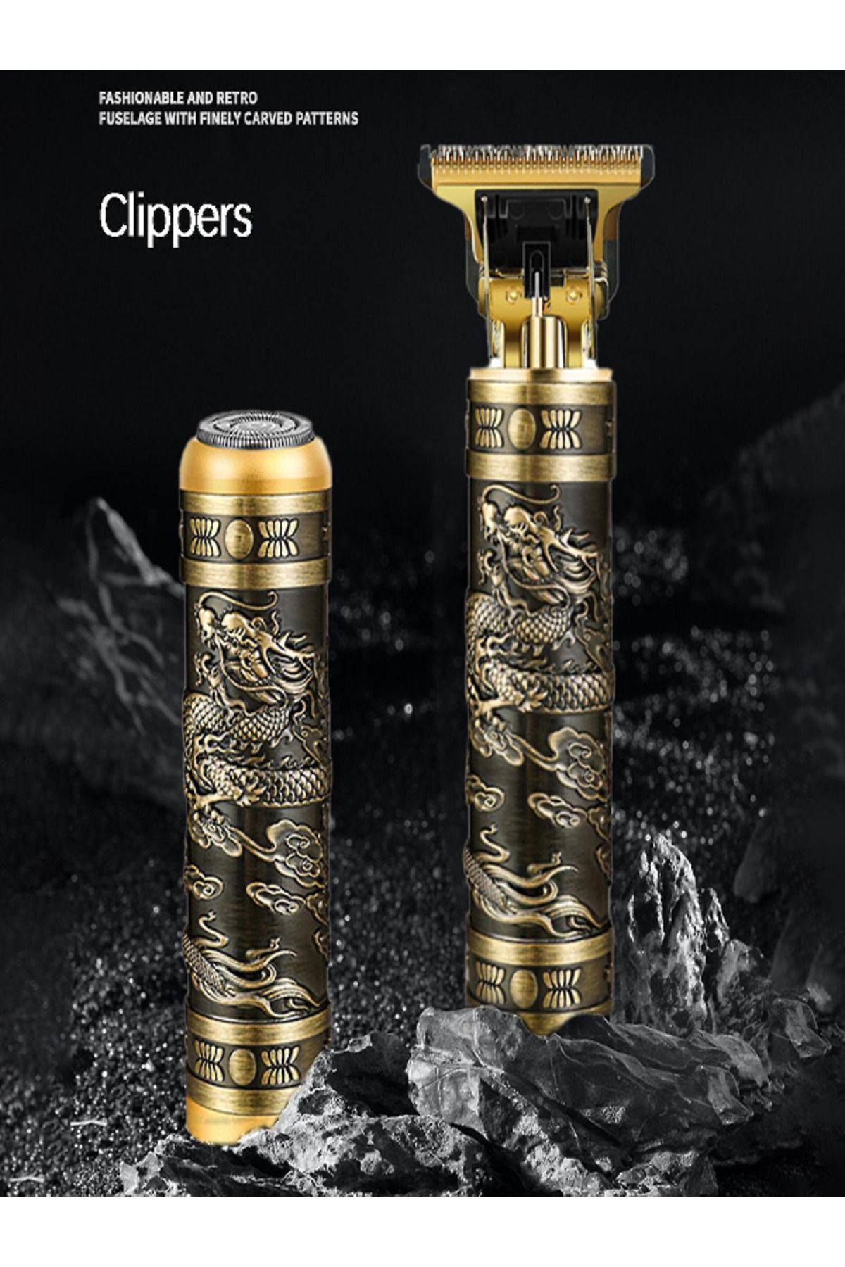 Kama Şarjlı Saç Sakal Tıraş Makinesi Ve Yanaklık 2’Li Set Saç-Sakal-Vü