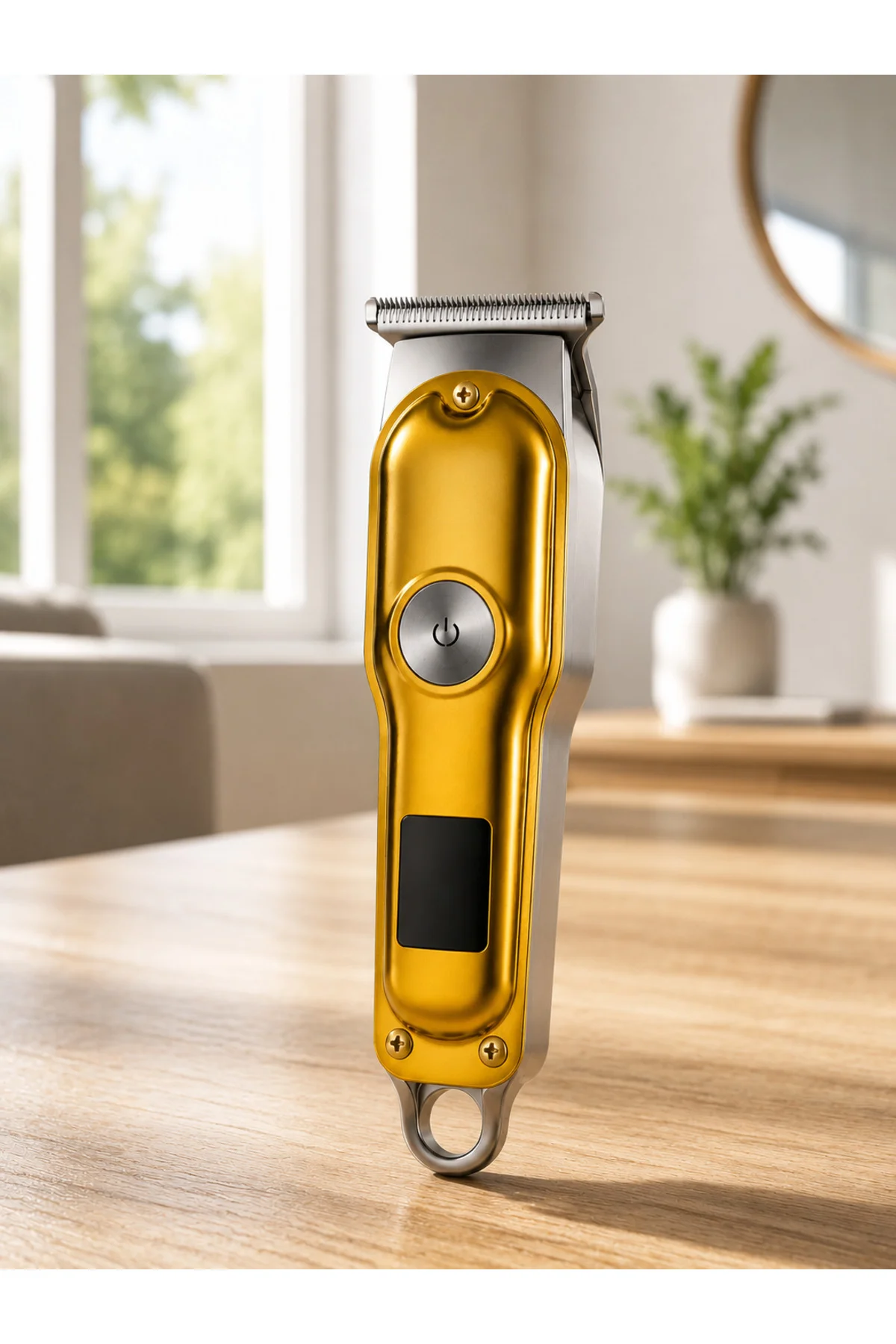 Şarjlı Saç Sakal Kesme Makinesi 1 2 3 mm Taraklı T Tipi Bıçaklı Kablolu ve Kablosuz Kullanım Şarjlı Saç Sakal Kesme Makinesi 1 2 3 mm Taraklı T Tipi Bıçaklı Kablolu ve Kablosuz Kullanım - Görsel 4