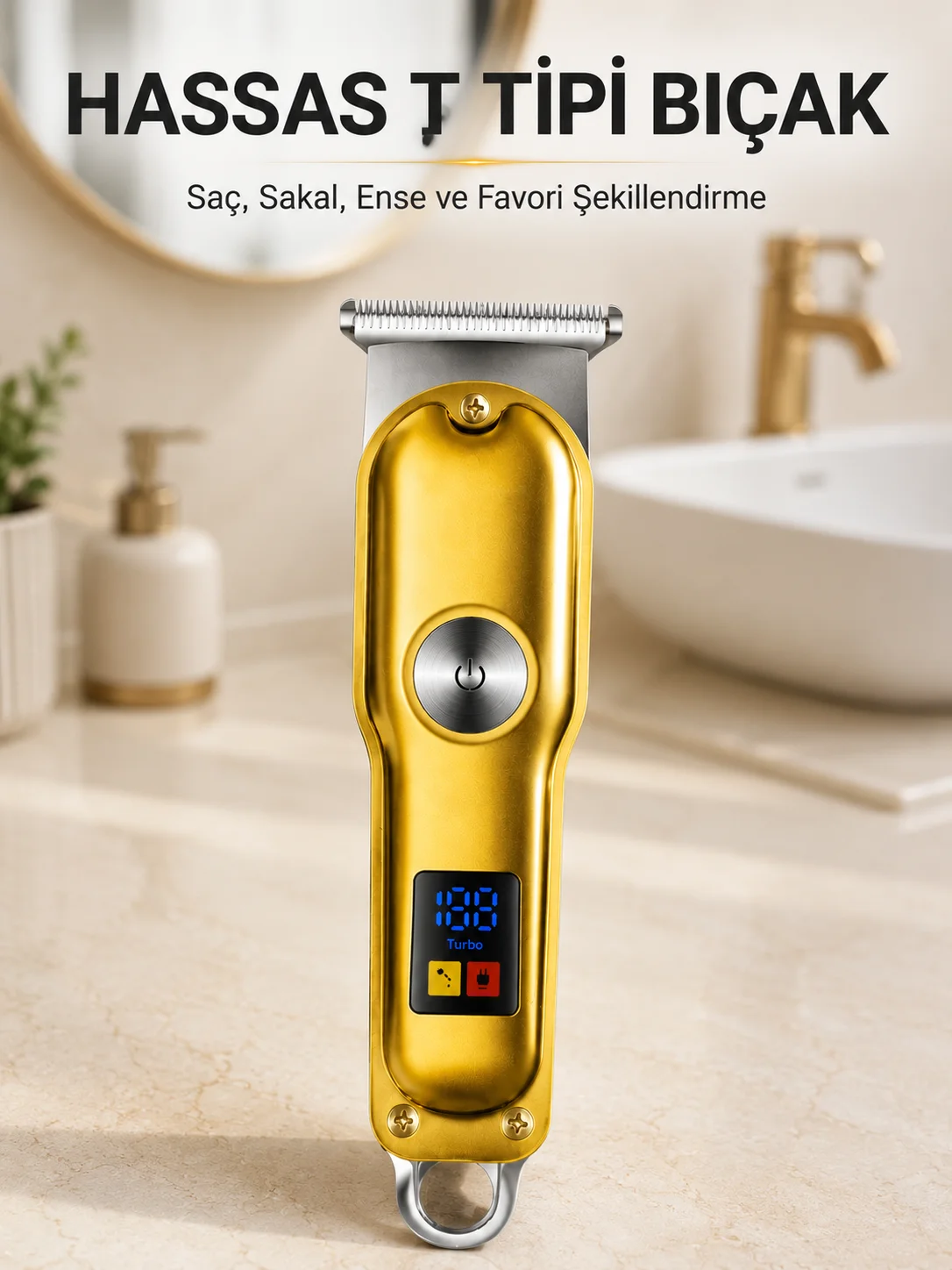 Şarjlı Saç Sakal Kesme Makinesi 1 2 3 mm Taraklı T Tipi Bıçaklı Kablolu ve Kablosuz Kullanım Fiyatı, Yorumları ve Özellikleri