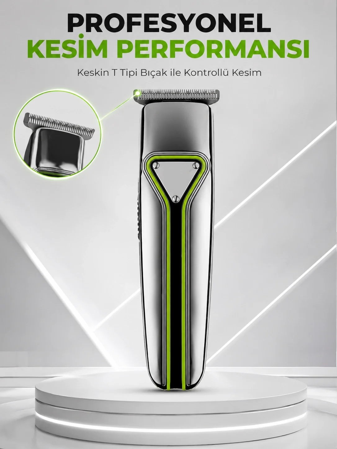Şarjlı Saç Sakal Tıraş Makinesi T Başlıklı 1 2 3 mm Taraklı Kablolu ve Kablosuz Kullanım Şarjlı Saç Sakal Tıraş Makinesi T Başlıklı 1 2 3 mm Taraklı Kablolu ve Kablosuz Kullanım