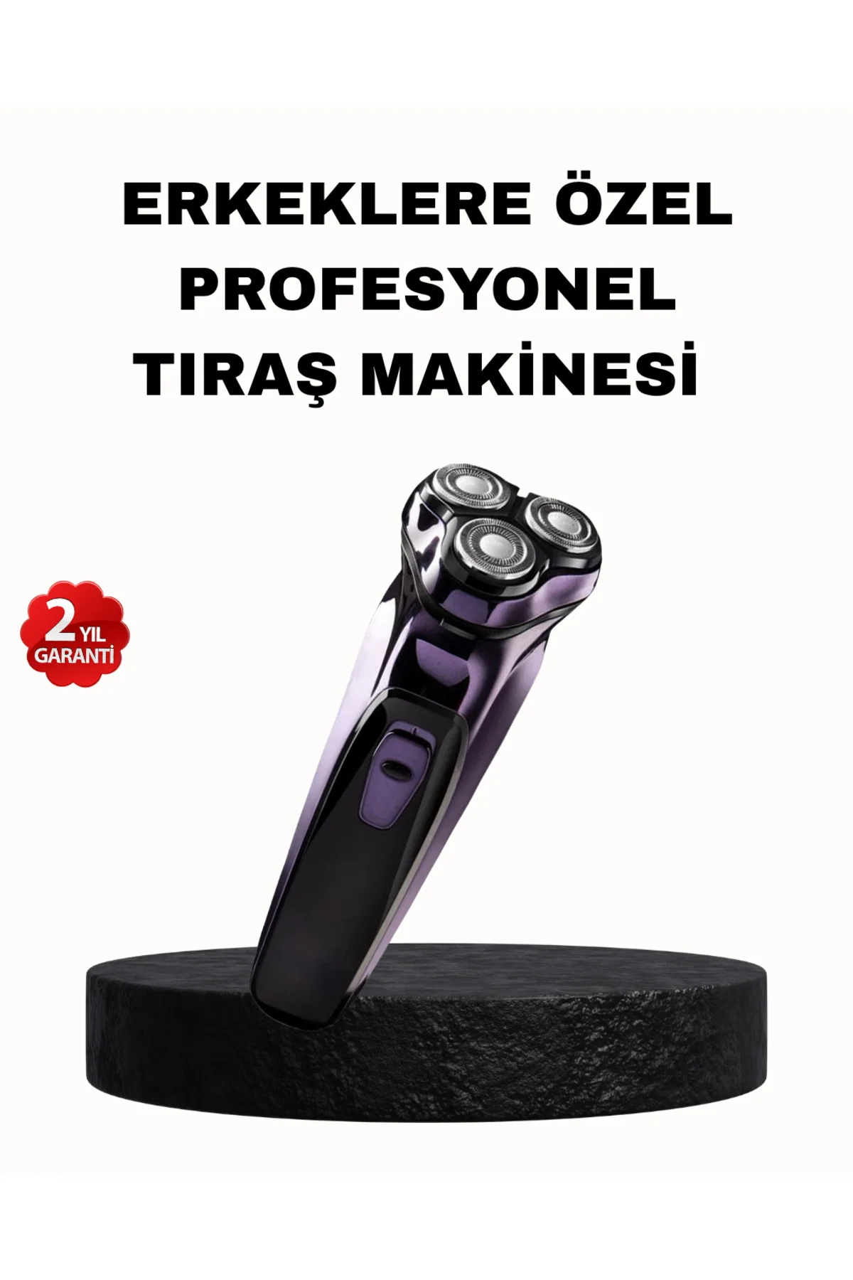 Şarjlı Saç Ve Sakal Tıraş Makinesi Kablosuz Kompakt Tasarımlı