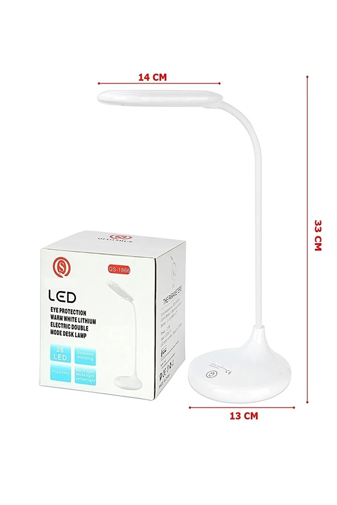 Just Cheap Store Şarjli Sari Ve Beyaz Renk Masa Lambasi  Wt-005