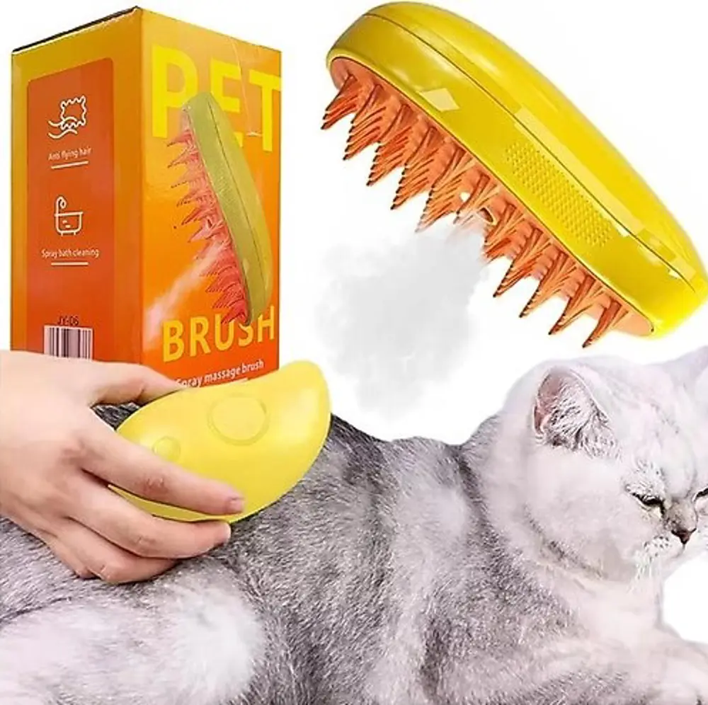 Şarjlı Soğuk Buharlı Kedi Köpek Fırçası Tarağı Şarjlı Soğuk Buharlı Kedi Köpek Fırçası Tarağı