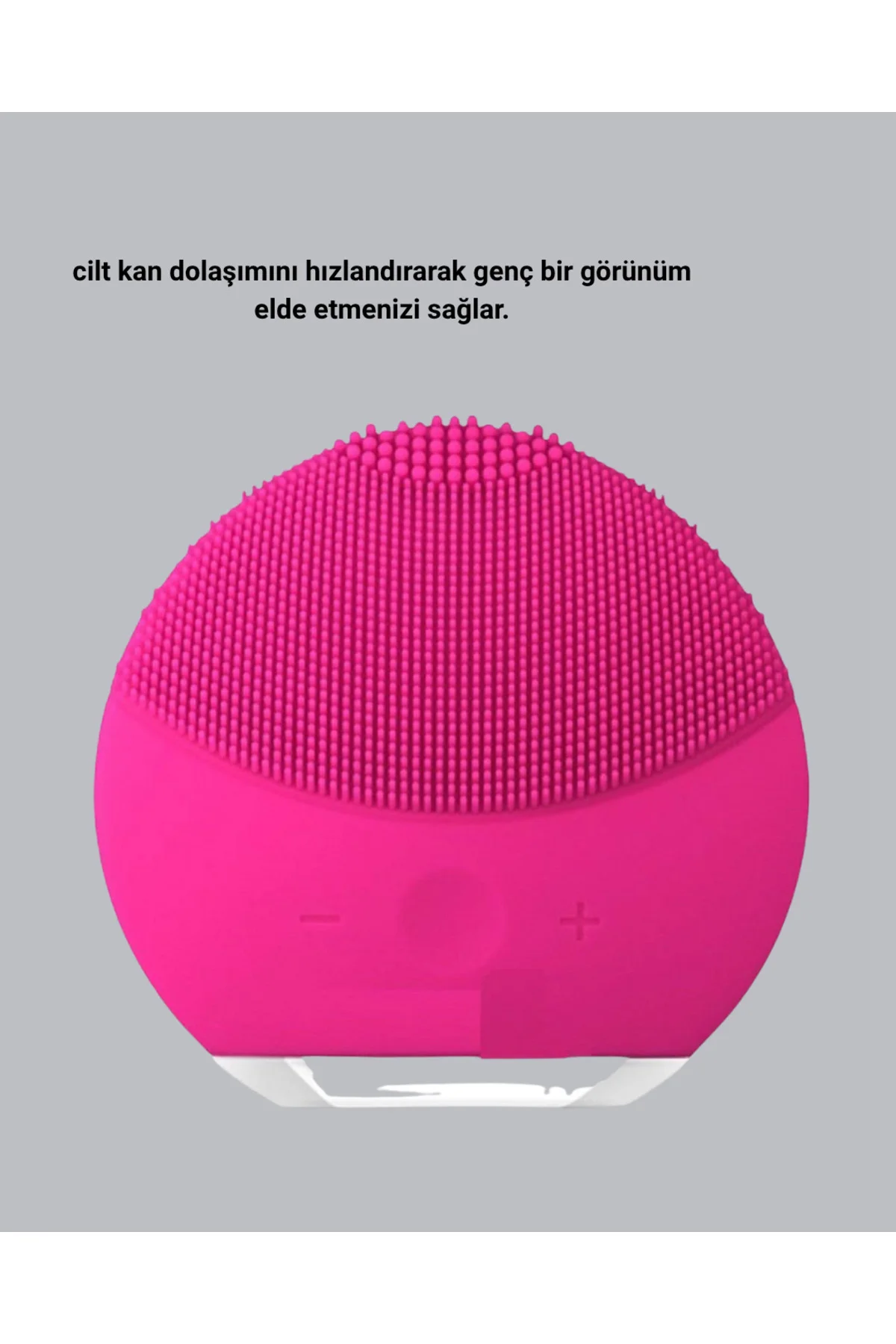 Şarjlı Su Geçirmez Yüz Temizleme ve Masaj Aleti – 3 Fonksiyonlu -