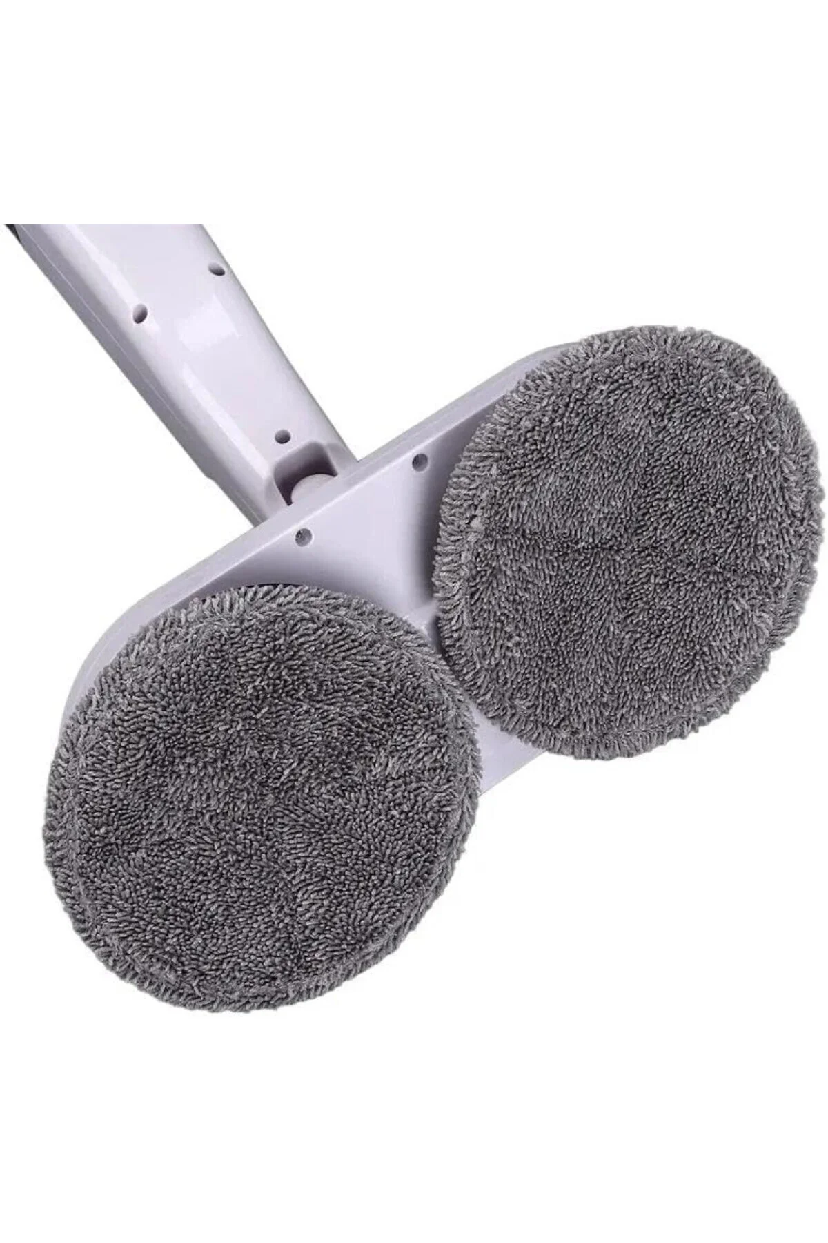 Şarjlı Su Püskürtmeli Elektrikli Mop – Çift Döner Başlık, Mikrofiber Ped, 2000 m
