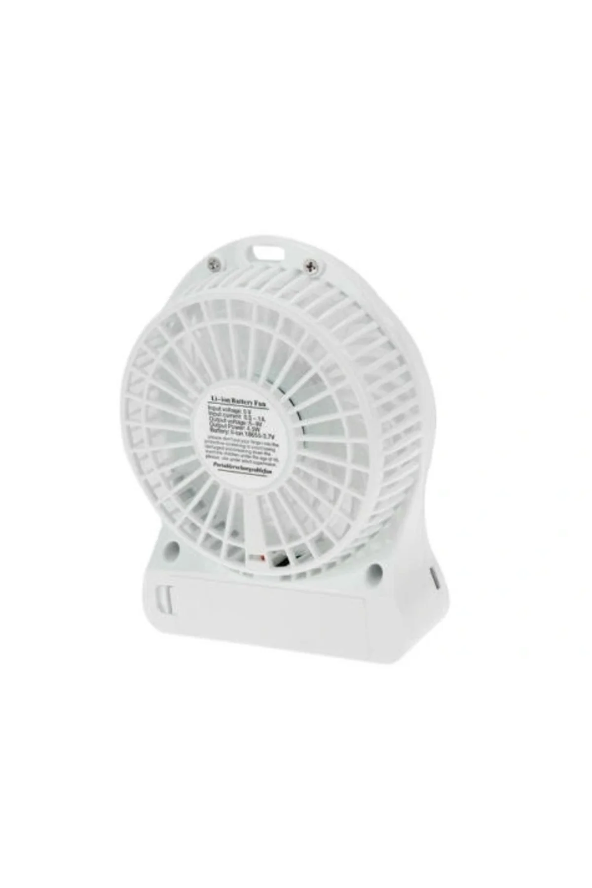 Şarjlı Taşınabilir Mini Fan - Vantilatör - Görsel 5