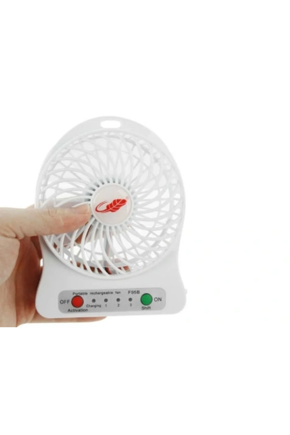 Şarjlı Taşınabilir Mini Fan - Vantilatör - Görsel 3