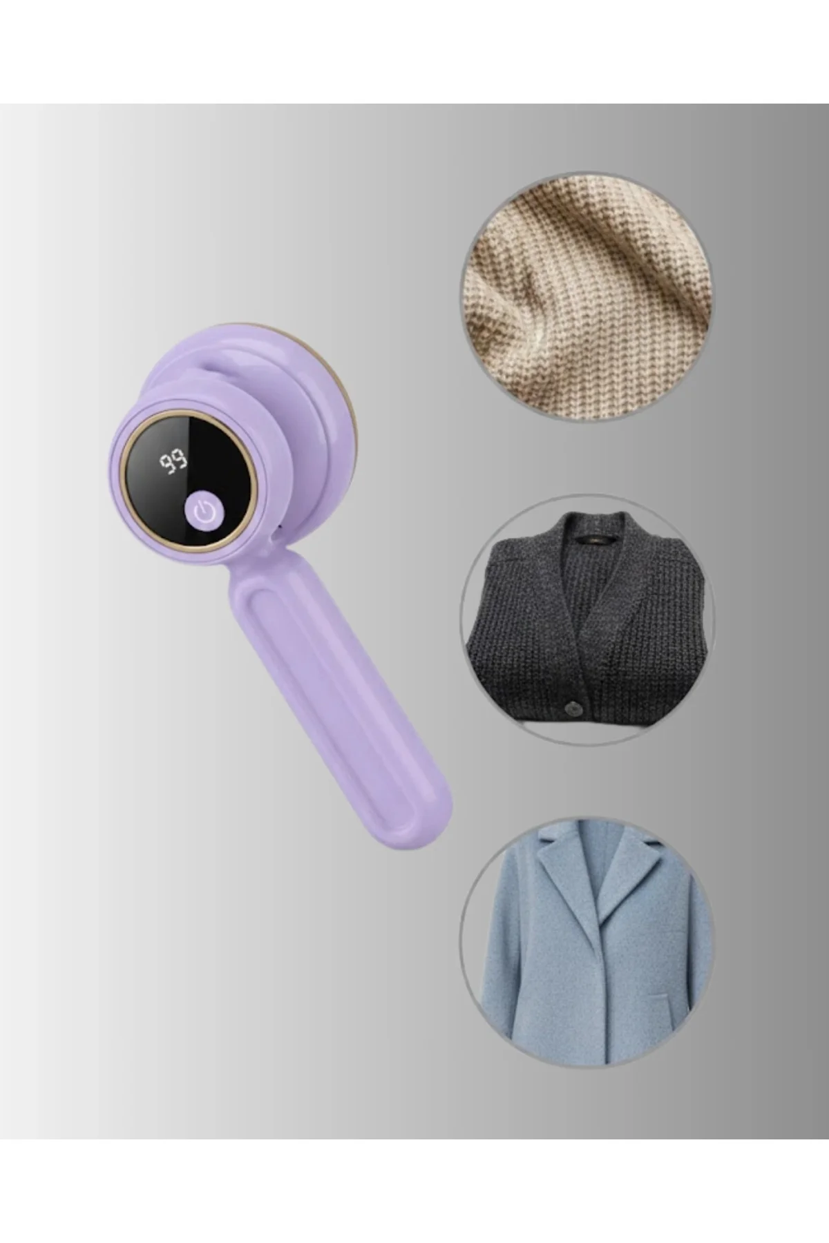 Şarjlı Tiftik Temizleme Makinesi Kablosuz Pratik Kullanım