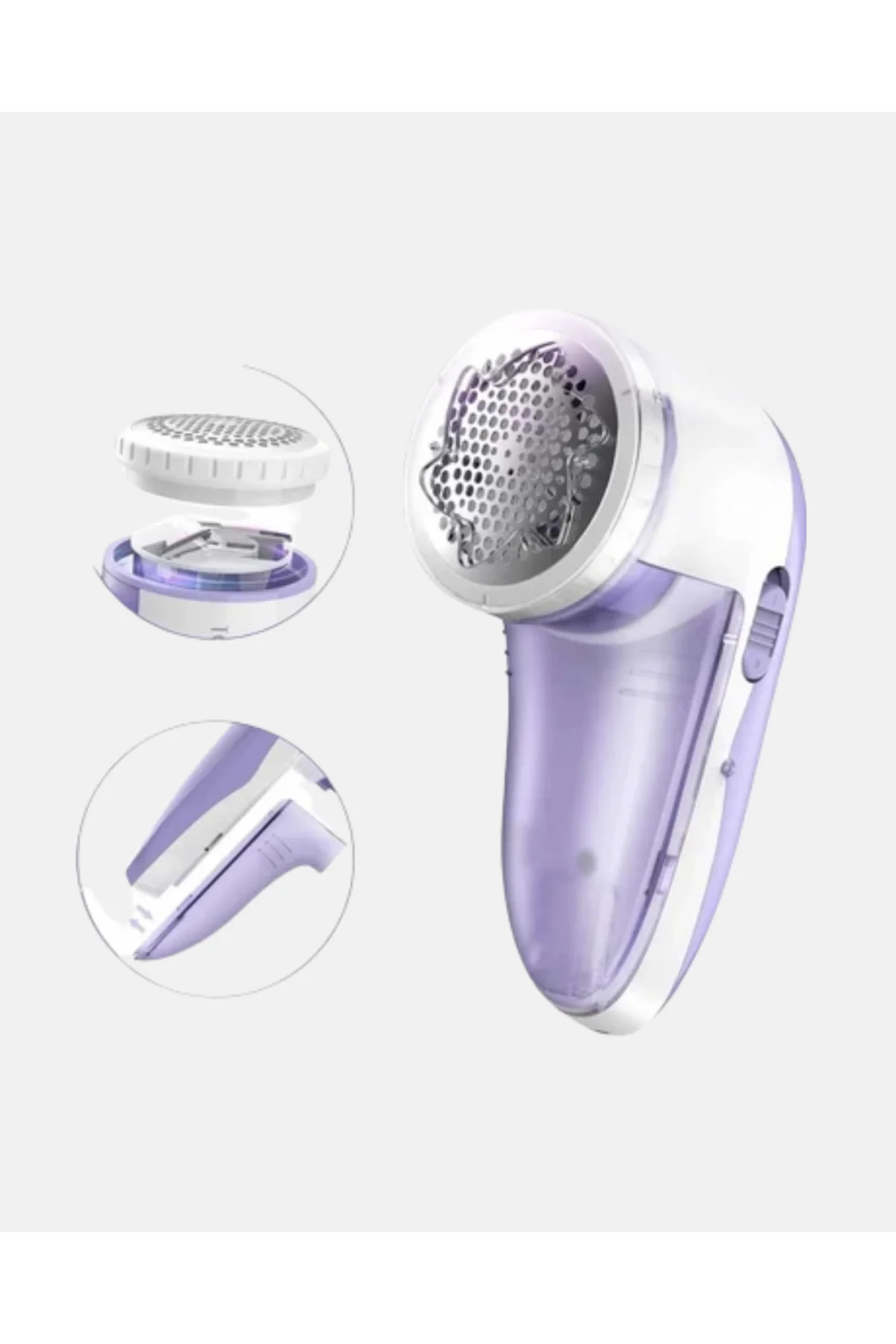 Şarjlı Tiftik Temizleyici – Çıkarılabilir Hazneli, Anti-Statik Fı