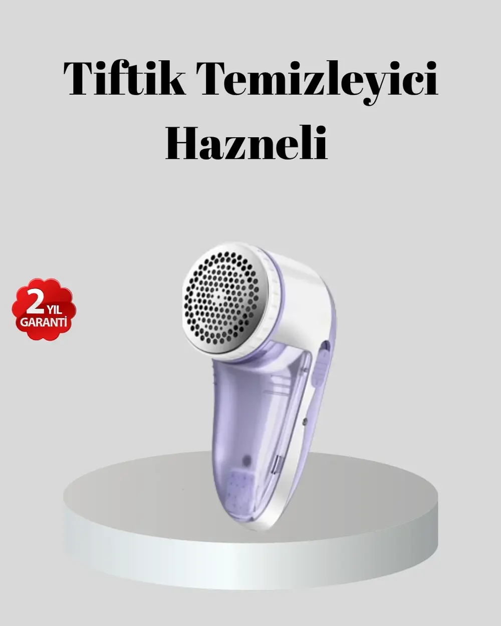 Şarjlı Tiftik Temizleyici – Çıkarılabilir Hazneli, Anti-Statik Fı